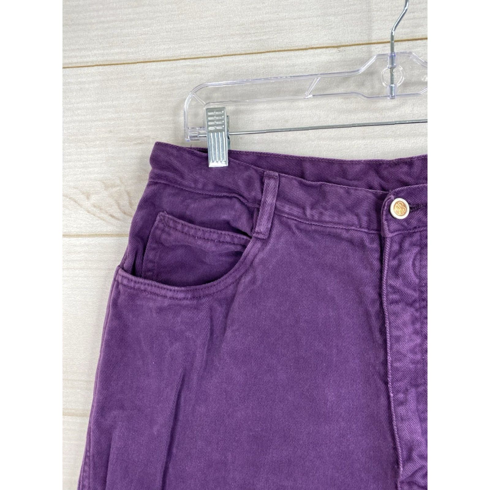 Bill Blass VINTAGE Bill Blass Jeans Womens 16 Purple High Rise Mom Denim 30 Inseam 5-Pocket Size 38" / US 16 / IT 52 - 2 Thumbnail