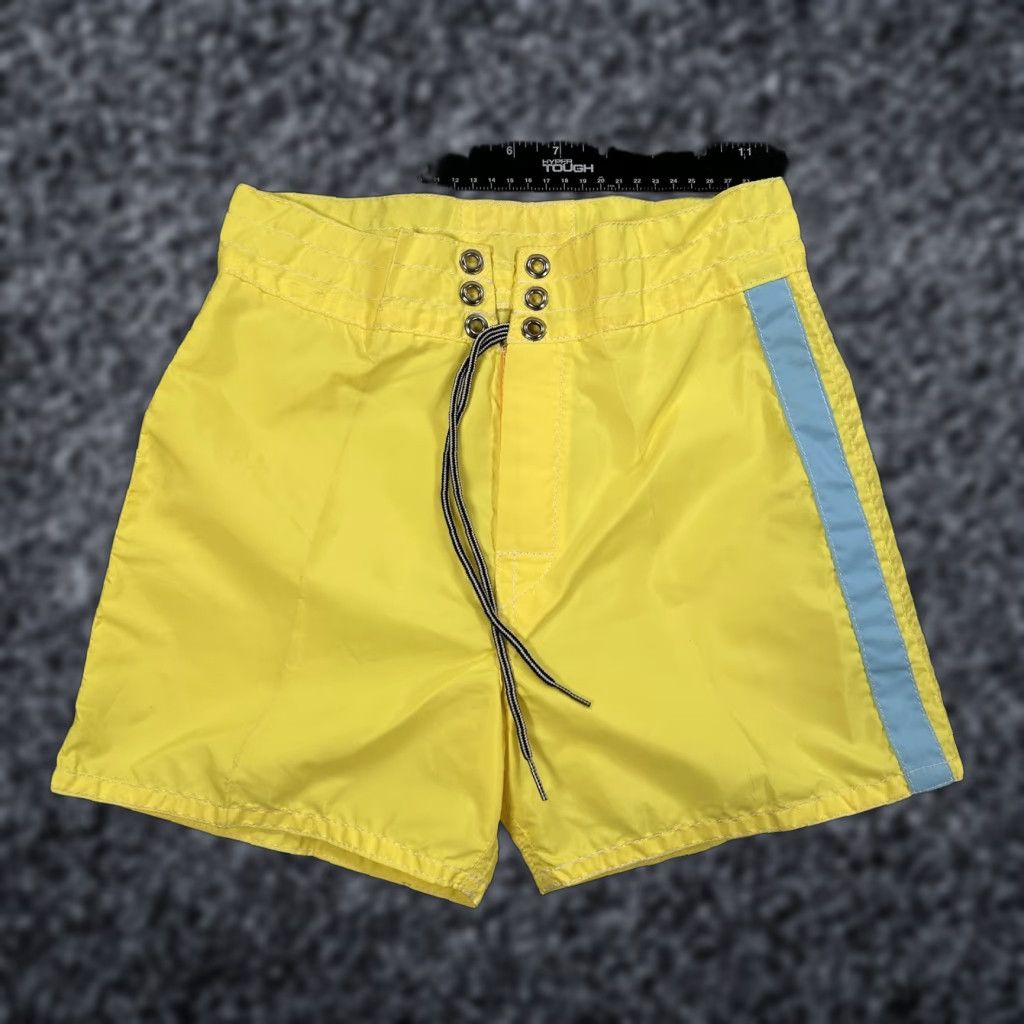 Vintage Birdwell Beach Britches Board Shorts Mens 28 Yellow Blue Boardshorts Swim Trunks Surf Retro Womens?? Size US 28 / EU 44 - 1 Thumbnail