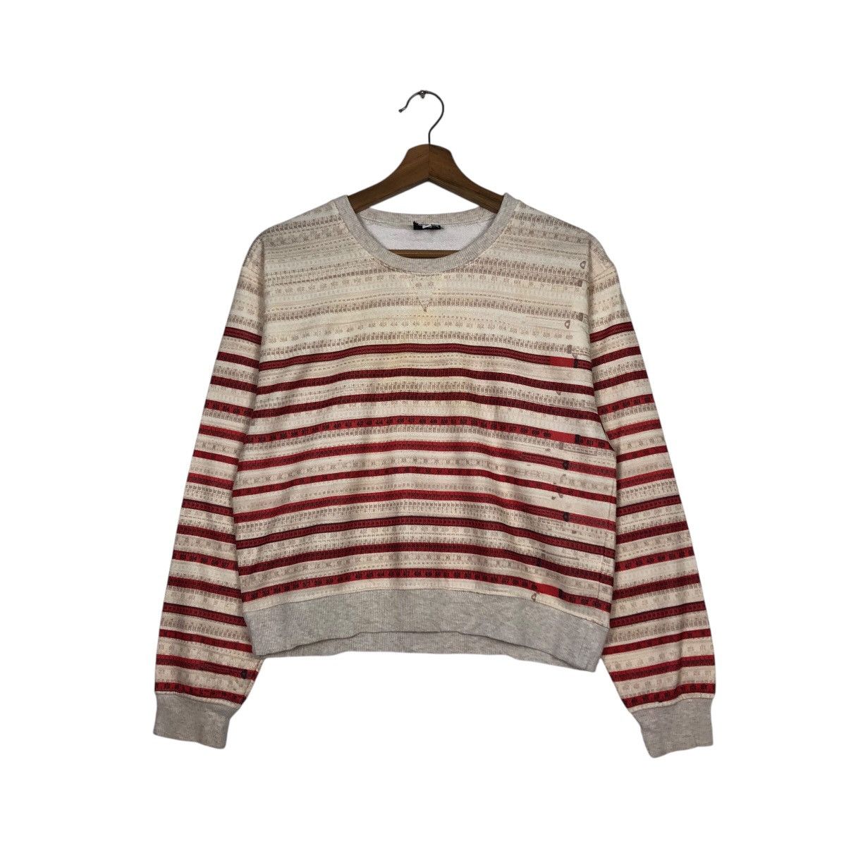 Jean Paul Gaultier 📌Vintage Sweatshirt Striped Design Jean Paul Gaultier Size S / US 4 / IT 40 - 2 Thumbnail