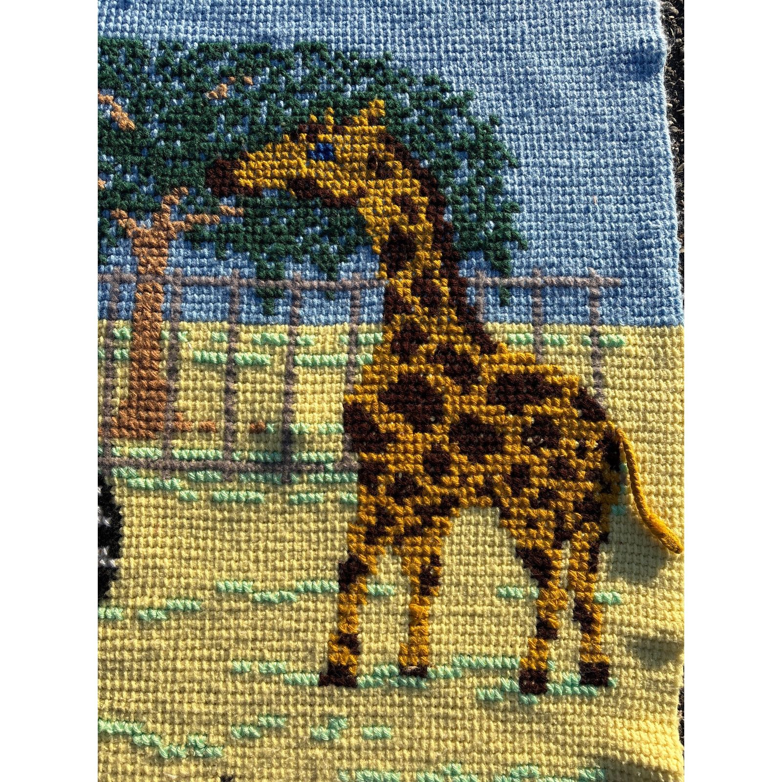 Handmade Animal tails handmade blanket 41x42 crochet knit nursery Size ONE SIZE - 3 Thumbnail