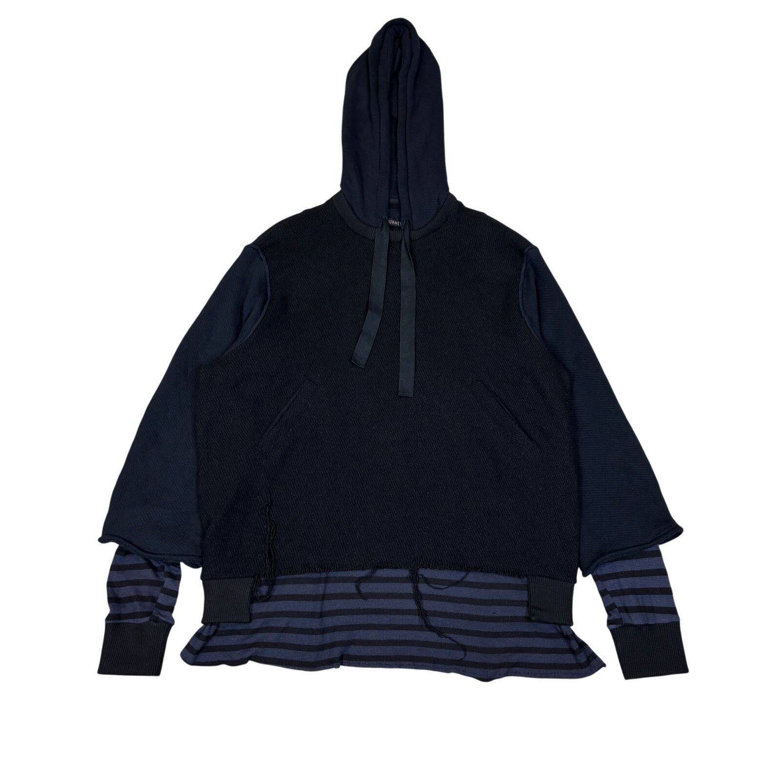 LongJourney LongJourney Deconstructed Hoodie Men's Large Grunge Punk Emo Size US L / EU 52-54 / 3 - 1 Thumbnail