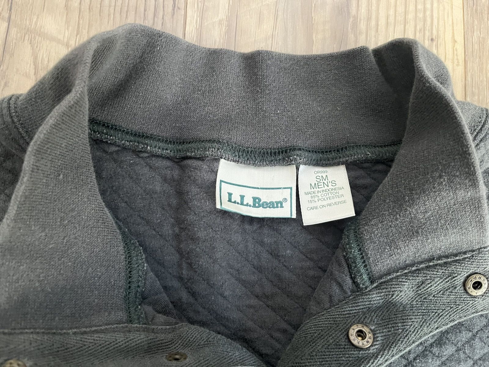 L.L. Bean LL Bean Quilted Quarter Button Pullover Size US S / EU 44-46 / 1 - 3 Thumbnail