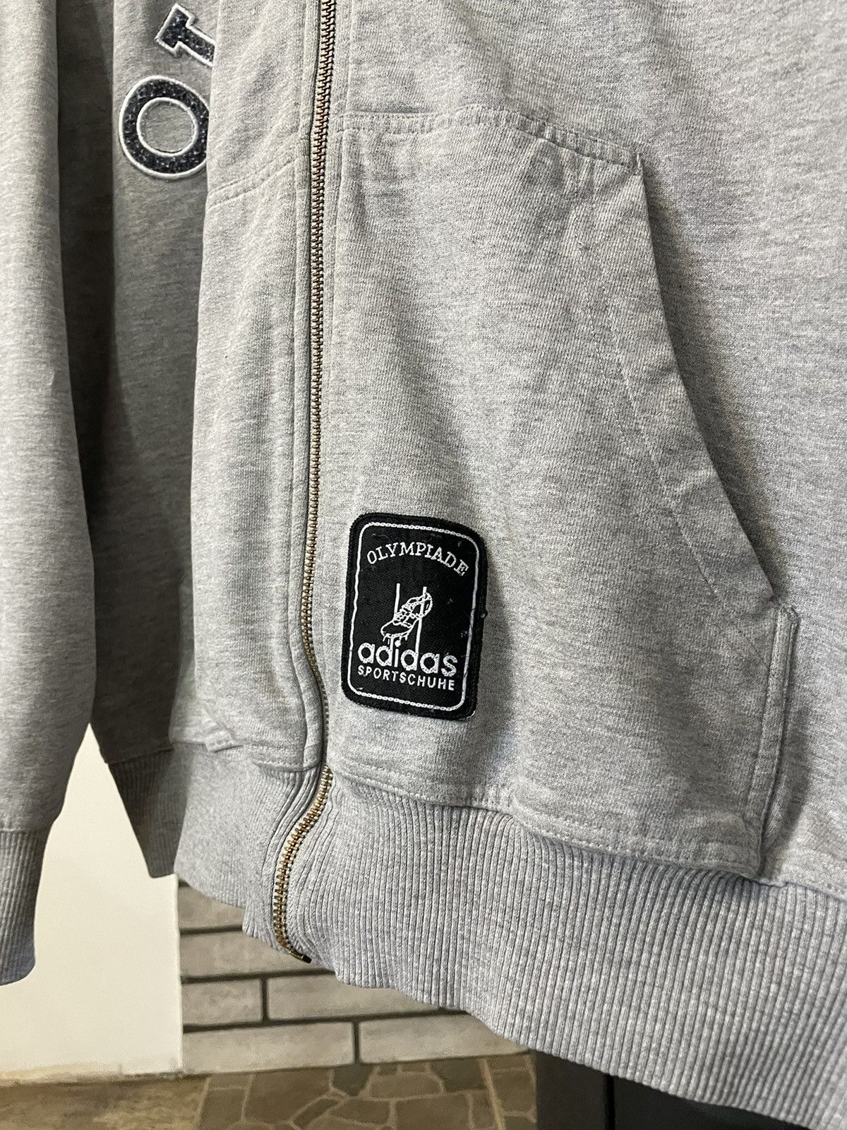 Adidas × Vintage VTG Adidas Olympic Games Melbourne 1956 Hoodie Sweatshirt Size US L / EU 52-54 / 3 - 10 Thumbnail