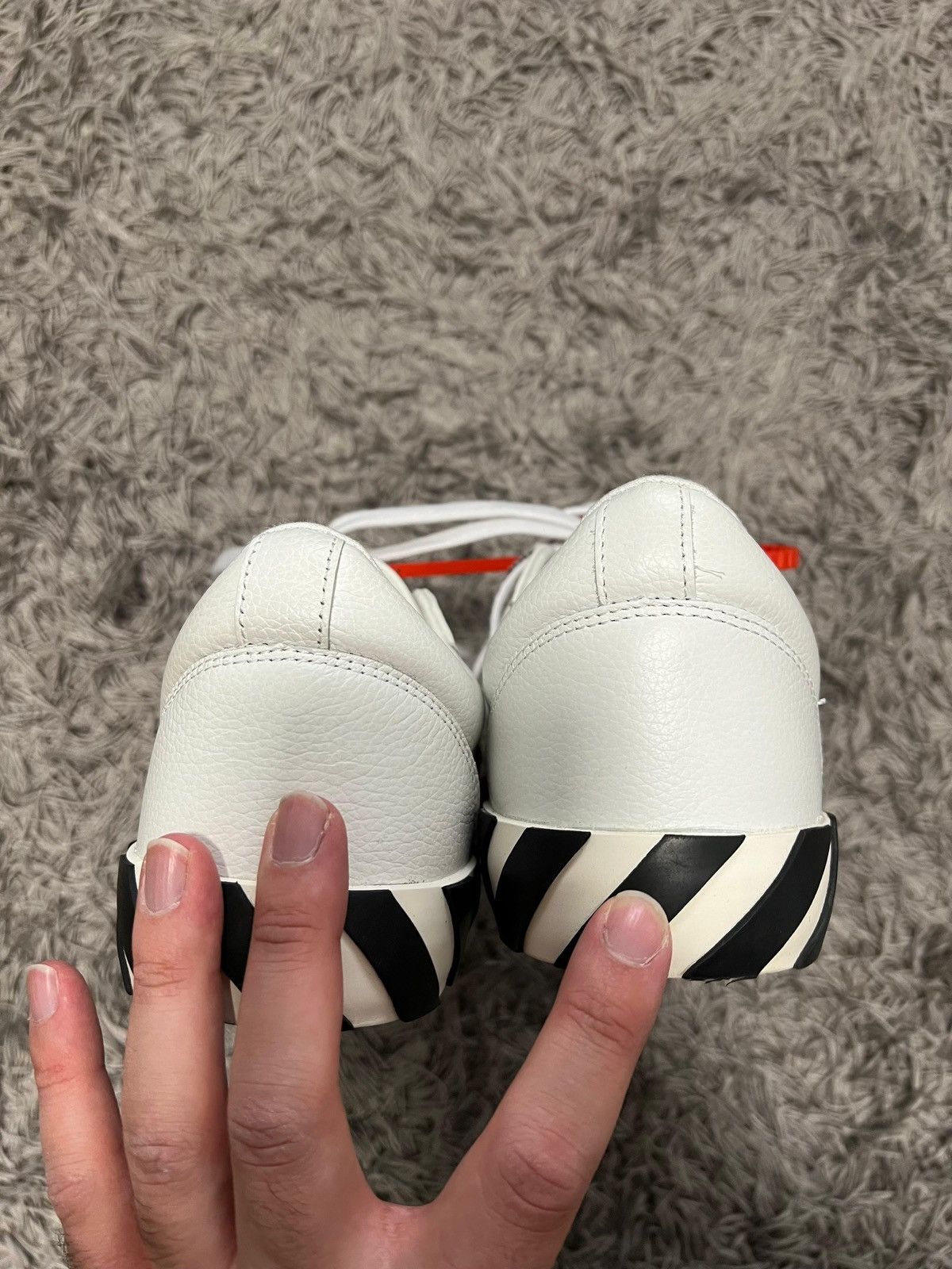 Off-White Off white Vulc low leather sneakers Size US 7.5 / EU 40-41 - 5 Thumbnail