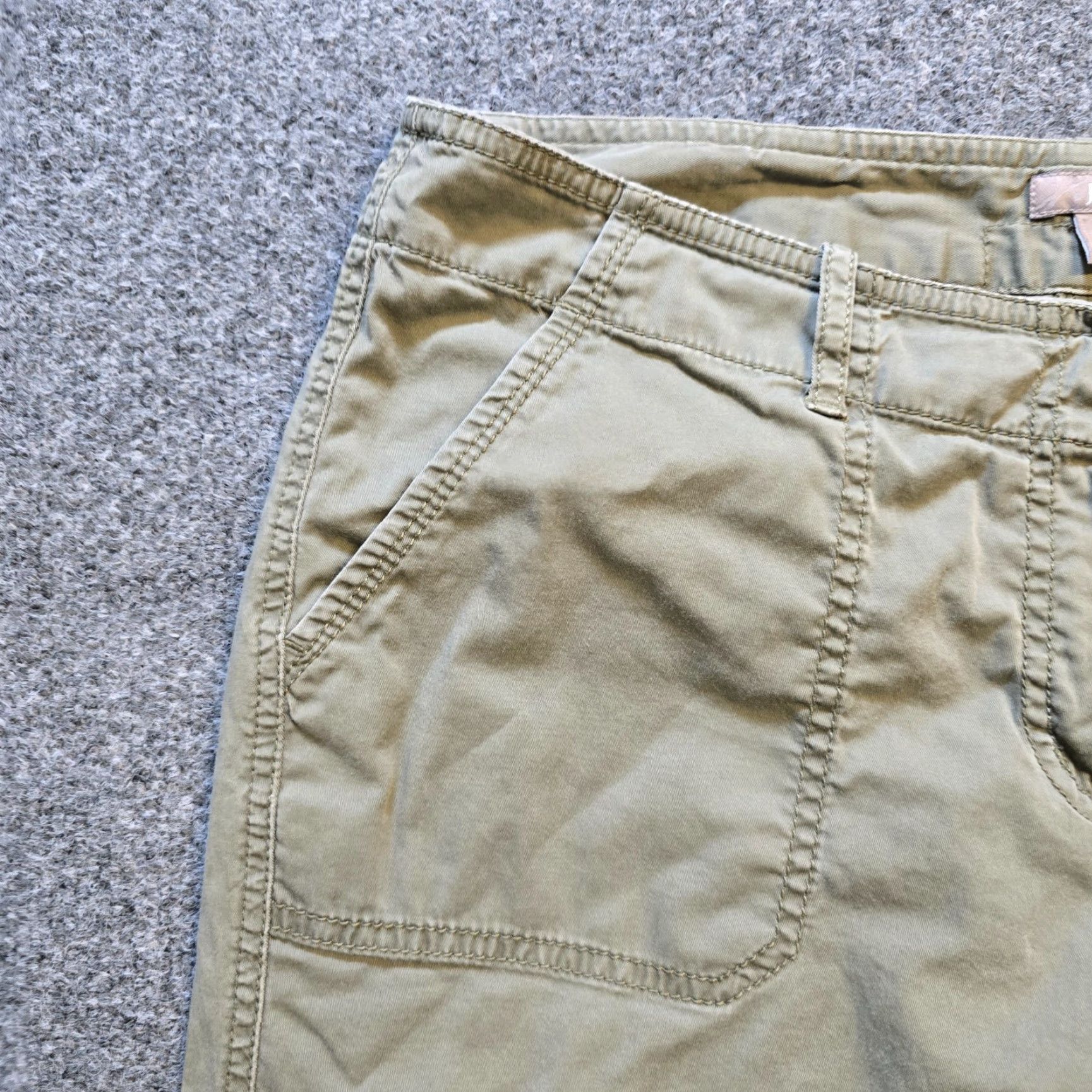 J. Jill J. Jill Pants Womens Size 10 Green Cargo Pocket Cropped Straight Casual Neutral Size 32" / US 10 / IT 46 - 3 Thumbnail