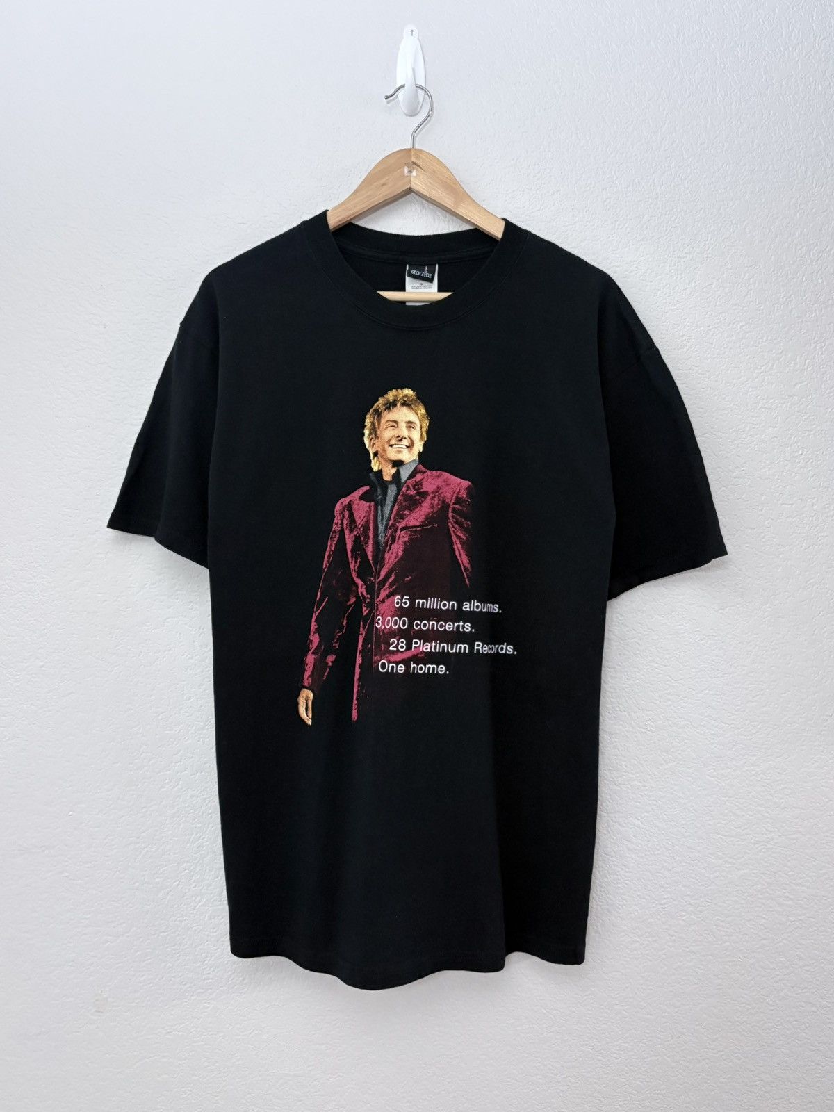 Vintage 00’s Barry Manilow Vintage Las Vegas Tee Shirt Size US L / EU 52-54 / 3 - 1 Thumbnail
