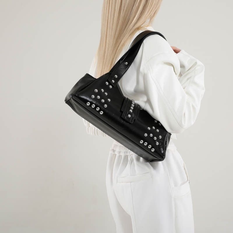 Leather × Vintage 2025 Black Luxury Leather Bag Size ONE SIZE - 4 Thumbnail