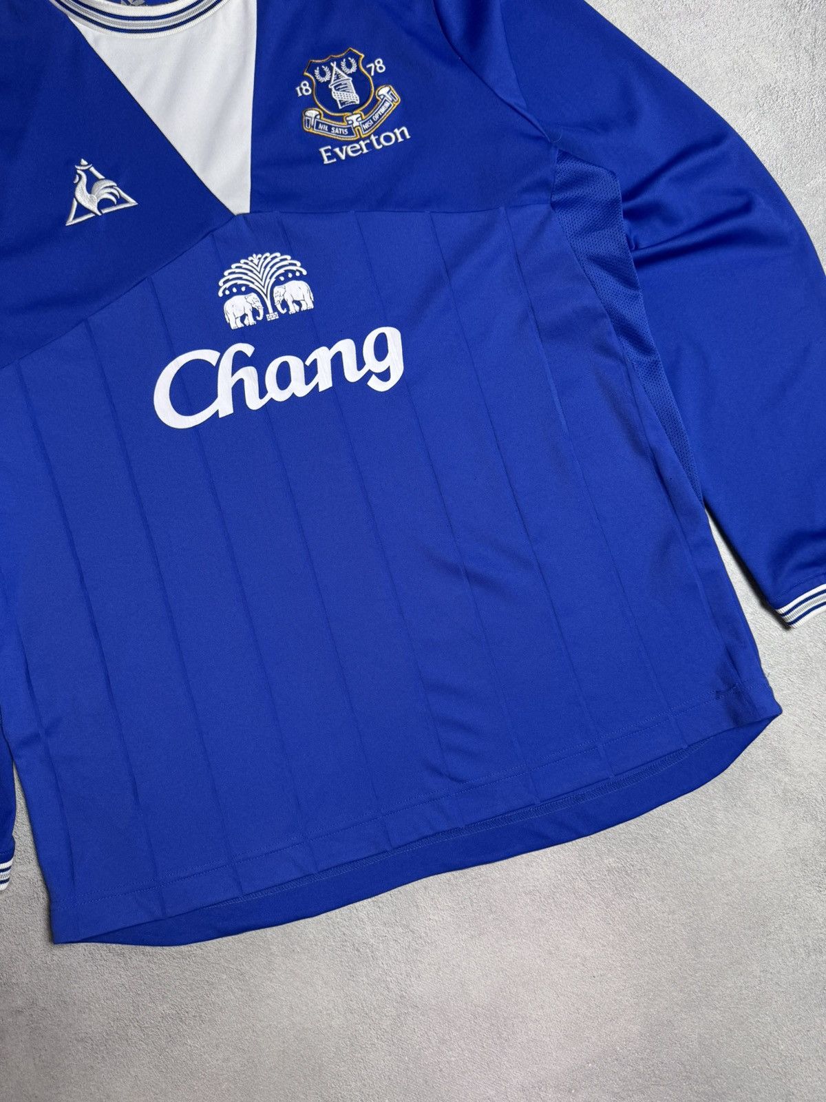 Le Coq Sportif Everton 2009/10 Home Shirt Jersey Long Sleeve Le Coq Sportif Size US L / EU 52-54 / 3 - 4 Thumbnail
