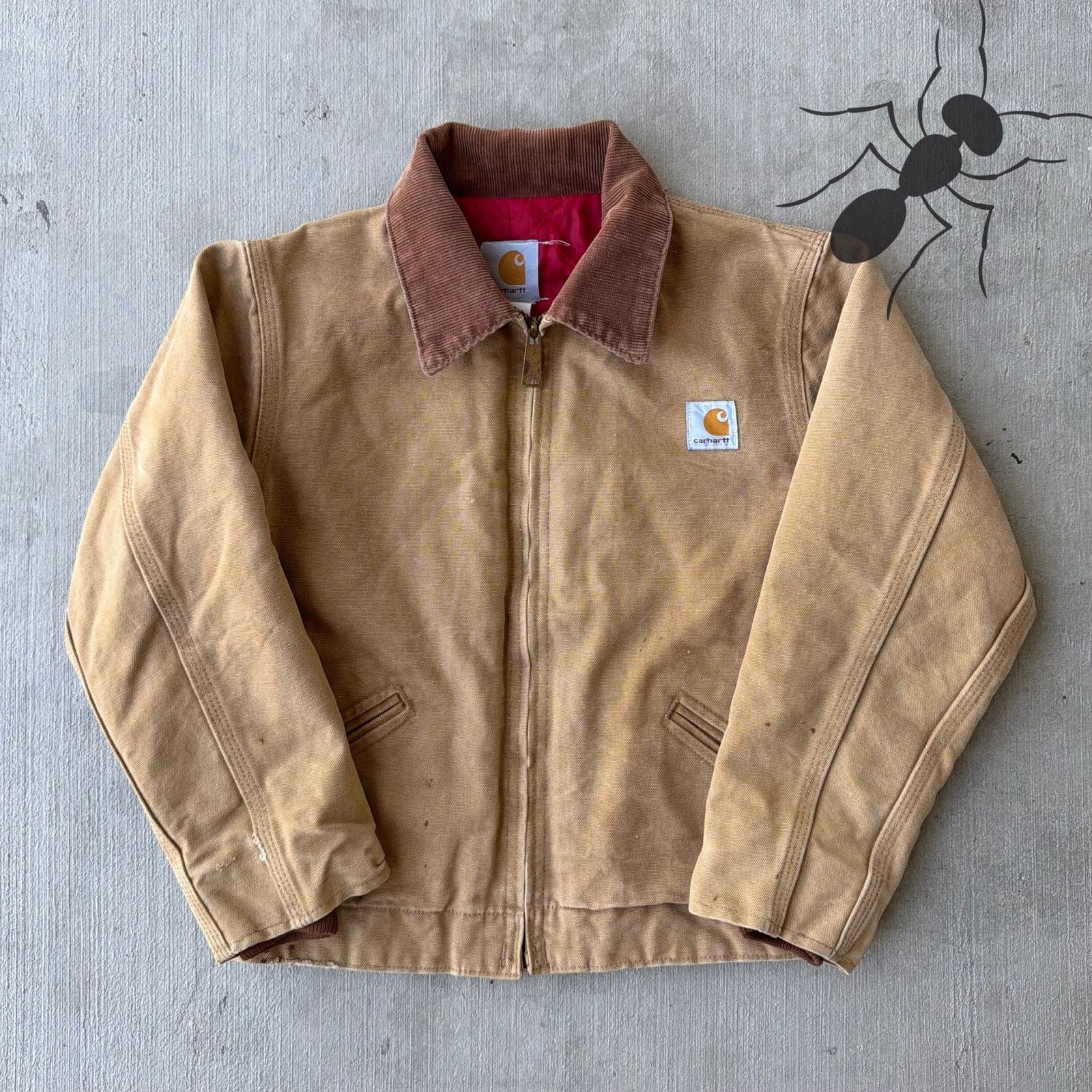 Carhartt × Vintage Carhartt YOUTH brown work wear jacket Size US XS / EU 42 / 0 - 1 Thumbnail
