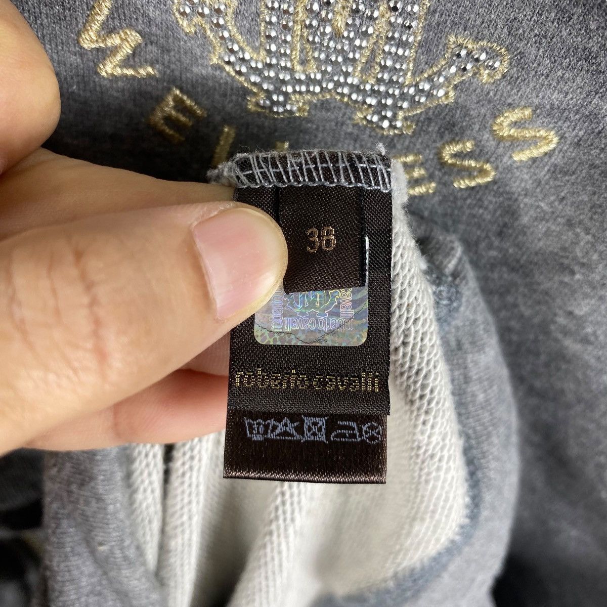 Roberto Cavalli ROBERTO CAVALLI GYM Wellness Zip Hoodie Women Size 38 Size S / US 4 / IT 40 - 7 Thumbnail