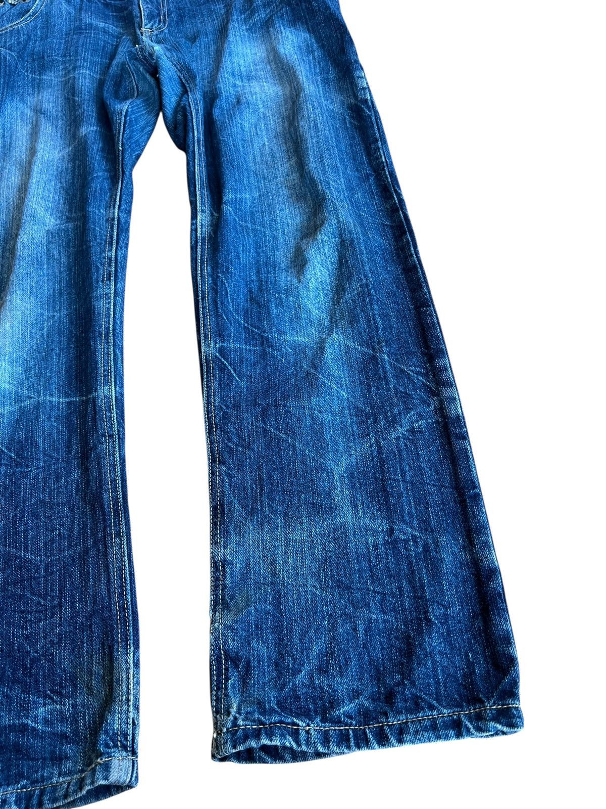 Japanese Brand Vintage Japanese Brand Double Waist Clawmark Jean Japan Size US 28 / EU 44 - 4 Thumbnail