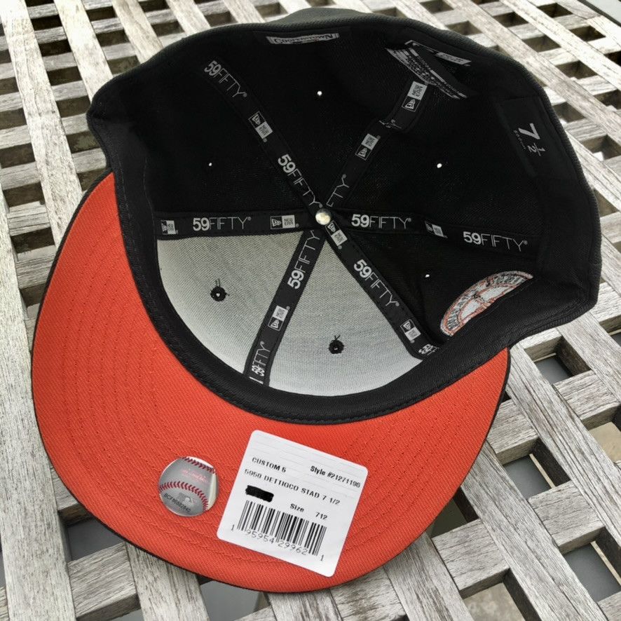 New Era Detroit Tigers Coked Out Blackout Pop Hat 7 1/2 Size ONE SIZE - 6 Thumbnail