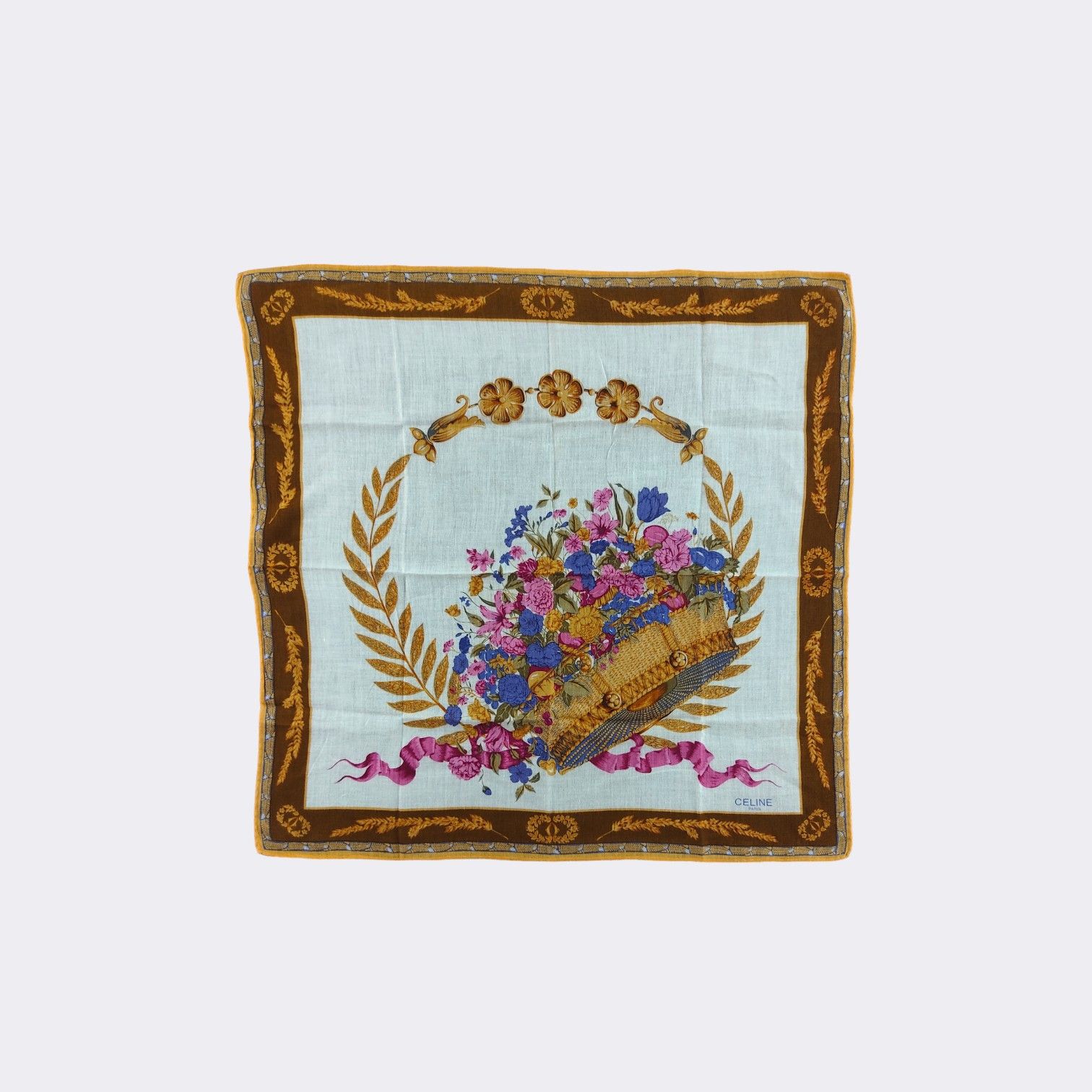 Celine × Vintage Vintage Celine Handkerchief Neckerchief Bandana H618H Size ONE SIZE - 2 Thumbnail