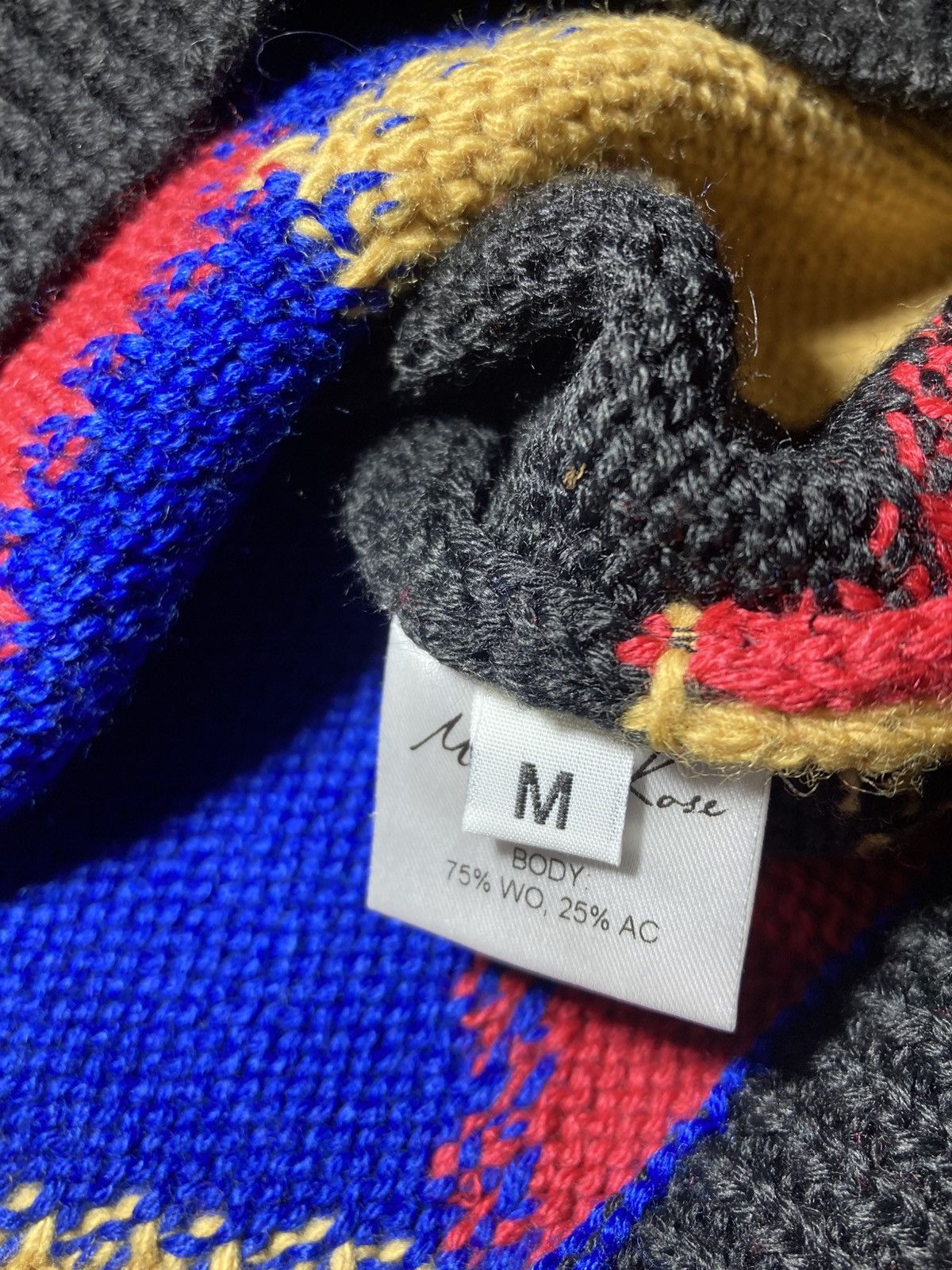 Martine Rose SS19 Martine Rose Harlequin Jumper 2019 Cards Joker Blue Size US M / EU 48-50 / 2 - 6 Thumbnail
