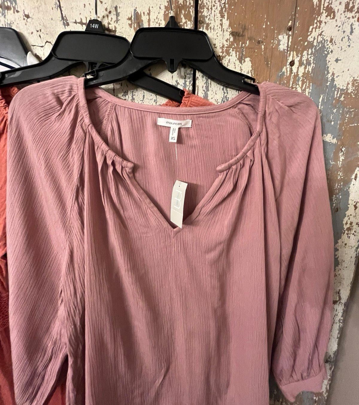 Designer Lot of 3 Maurice’s business casual tops XS Small NWT Size S / US 4 / IT 40 - 2 Thumbnail