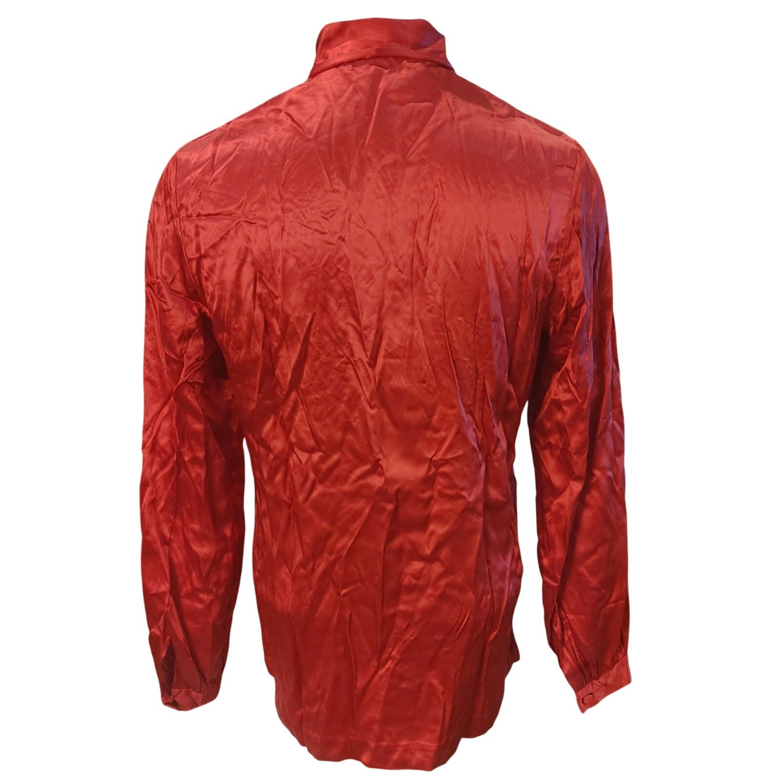 Other Chinese Arts & Crafts Women's 36 Red Kimono Long Sleeve Top Size XS / US 0-2 / IT 36-38 - 2 Thumbnail