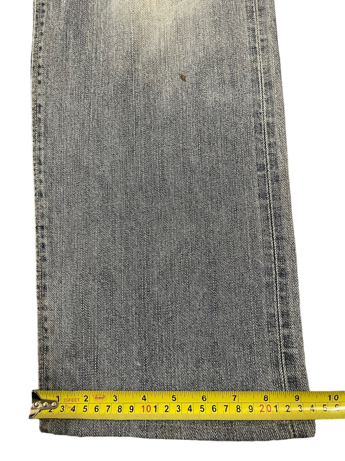 Edwin Vintage Edwin Blue Wash Distressed Patchwork Style Jeans Size US 34 / EU 50 - 14 Thumbnail