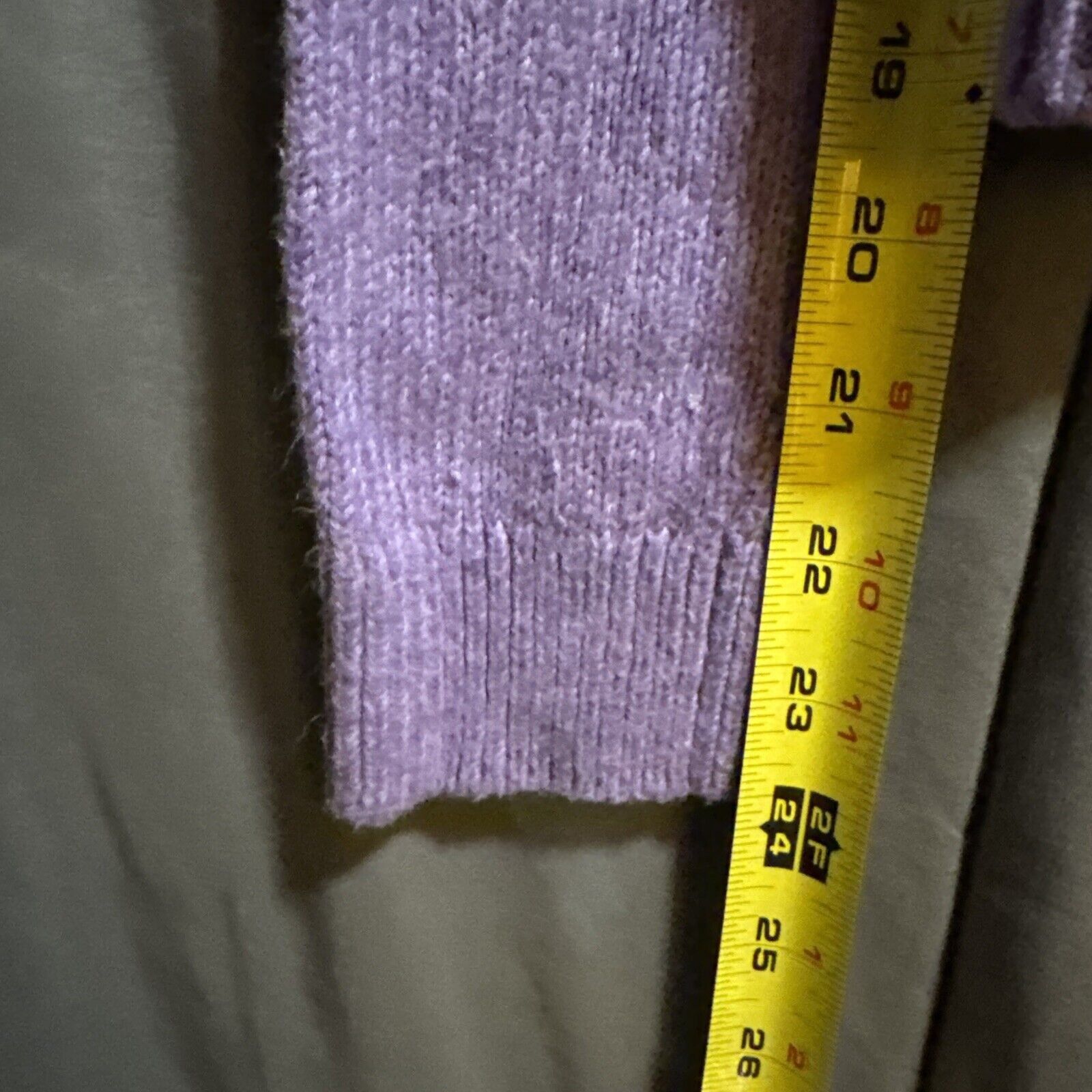 Banana Republic Banana Republic Sweater Womens S Purple SHRUNKEN Cotton Acry Size S / US 4 / IT 40 - 9 Thumbnail