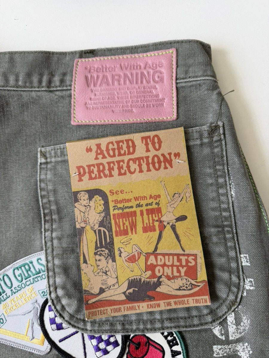 Better With Age Better With Age Gray Patchwork Shorts 1 of 1 Size US 40 / EU 56 - 3 Thumbnail