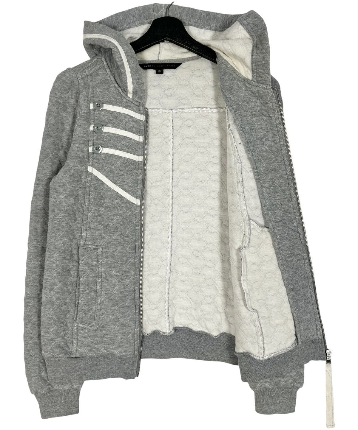 Marc by Marc Jacobs Vintage Marc Jacobs Quilted Sweater Jacket Size XS / US 0-2 / IT 36-38 - 3 Thumbnail
