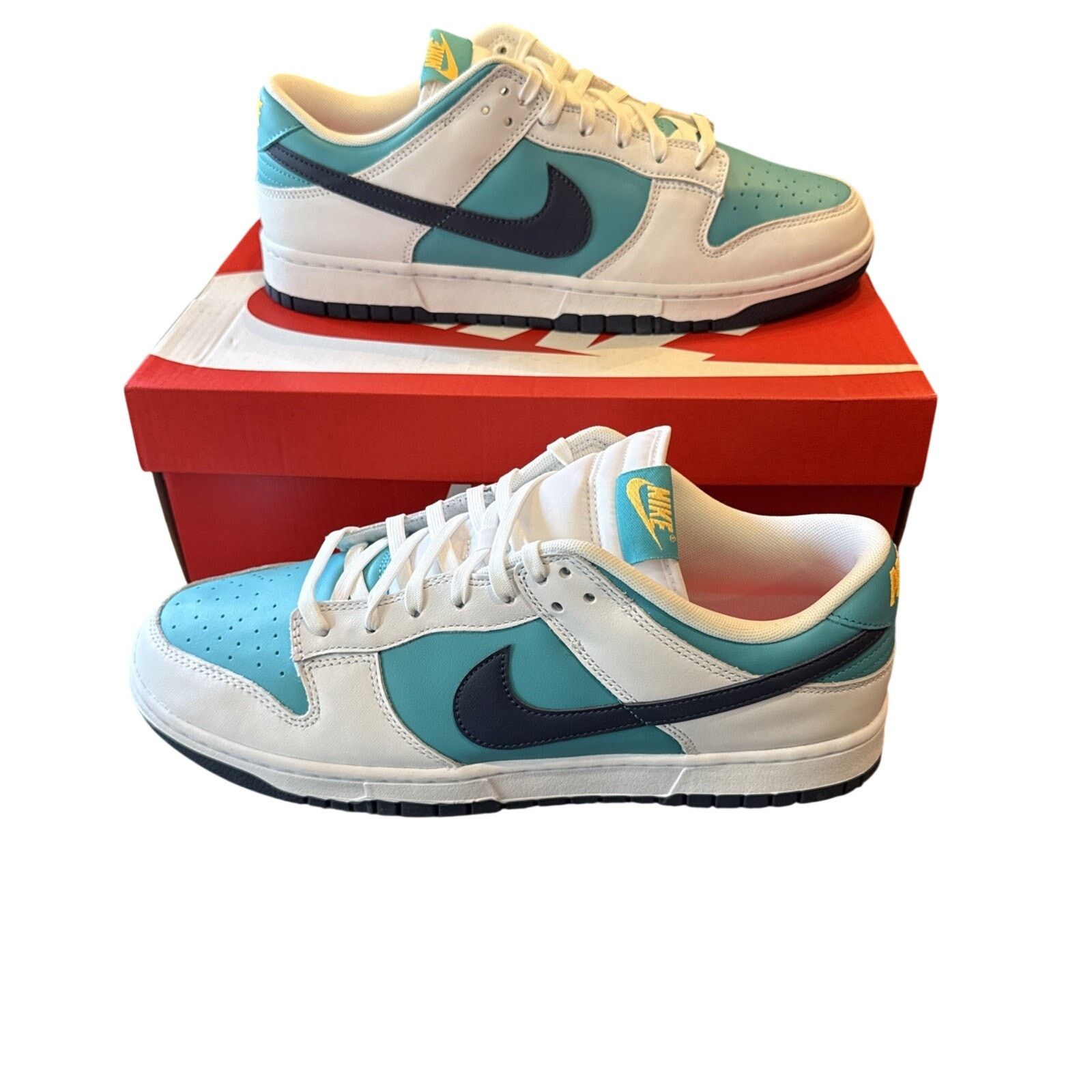 Nike Nike Dunk Retro Shoes Low Top Dusty Cactus Thunder Blue NEW Size US 13 / EU 46 - 2 Thumbnail