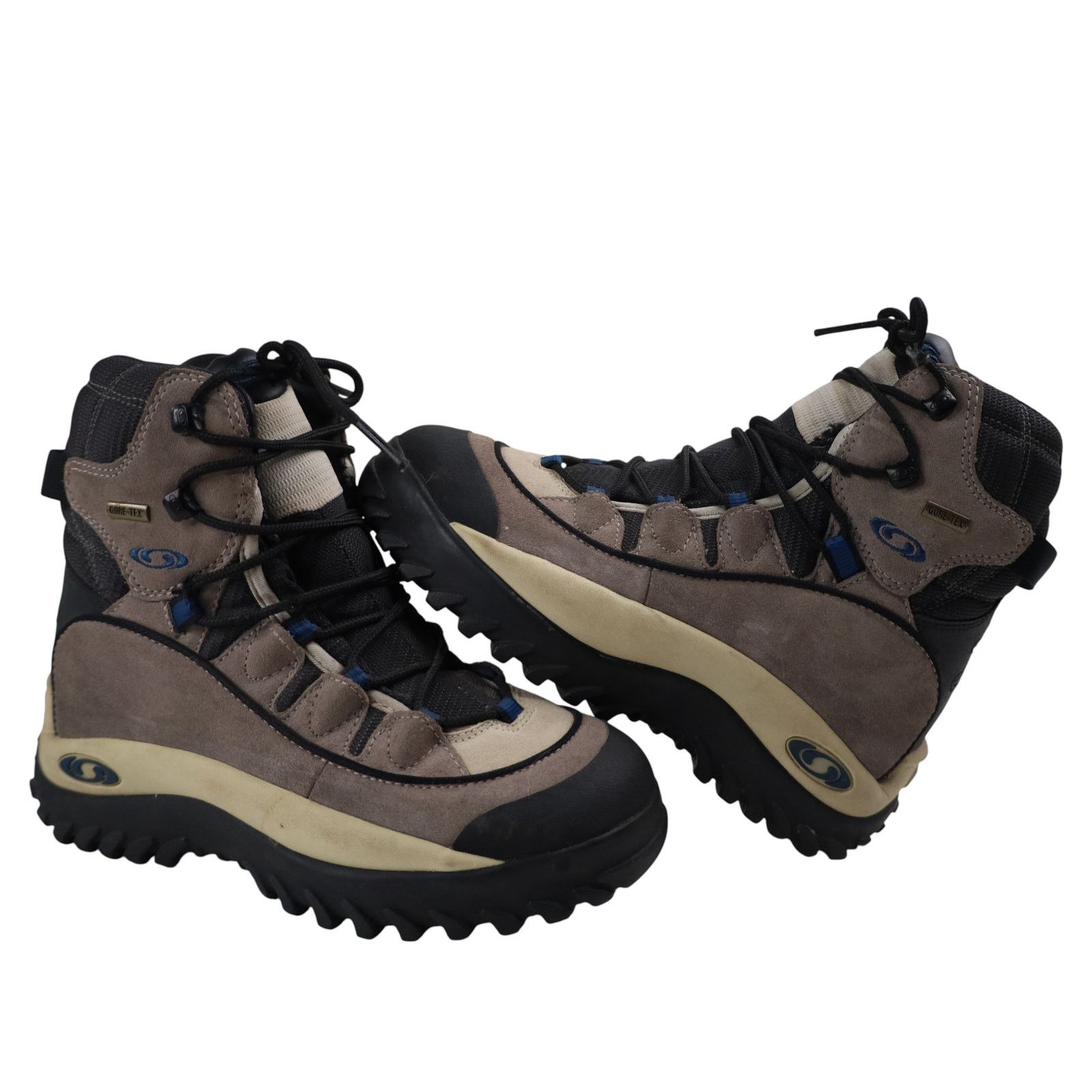 Salomon Vintage Salmon Goretex Contra Grip Boots Size US 6 / IT 36 - 2 Thumbnail