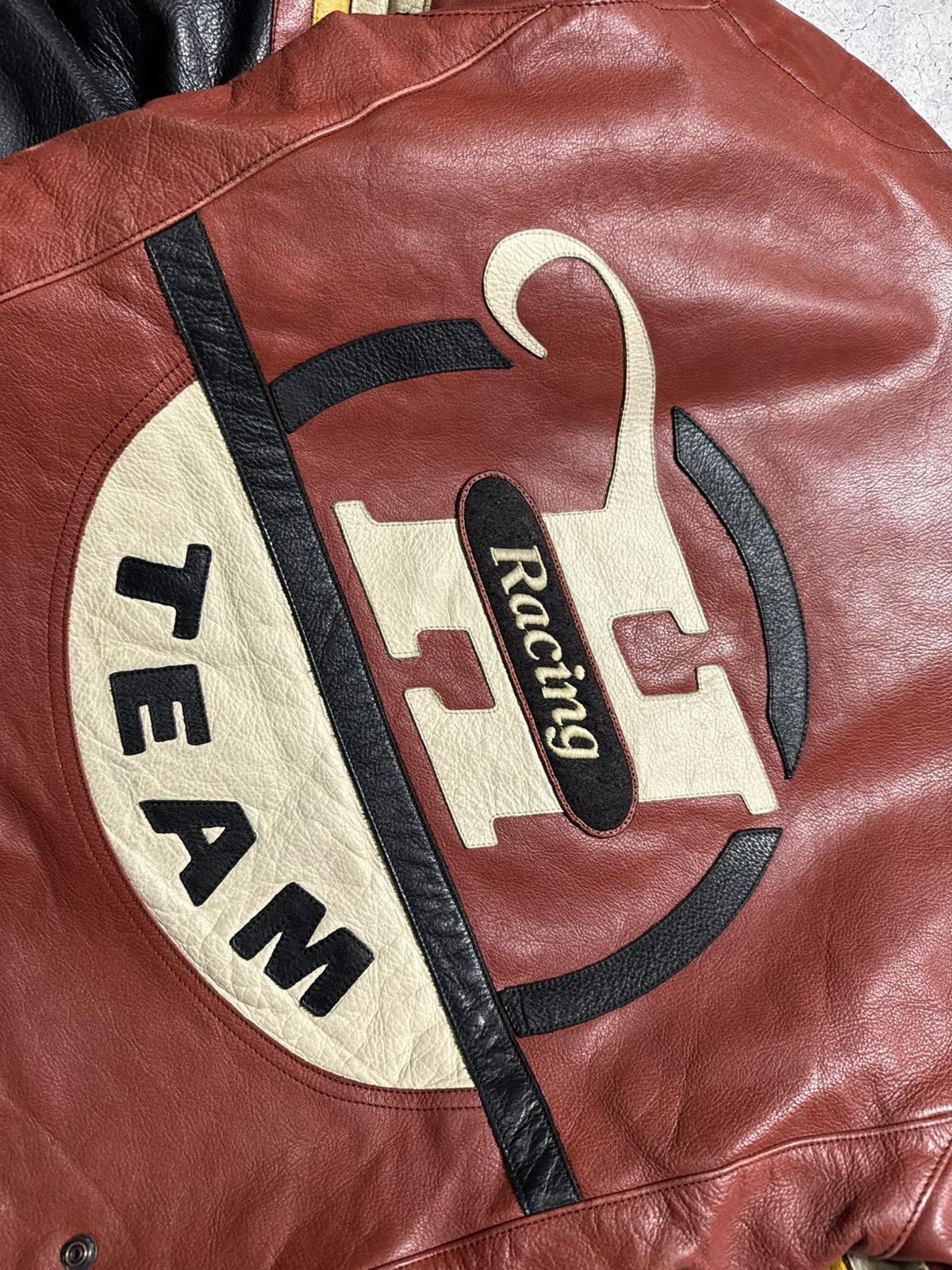 Vintage Spidi Team Moto Racing Leather Biker Jacket Size US L / EU 52-54 / 3 - 11 Thumbnail