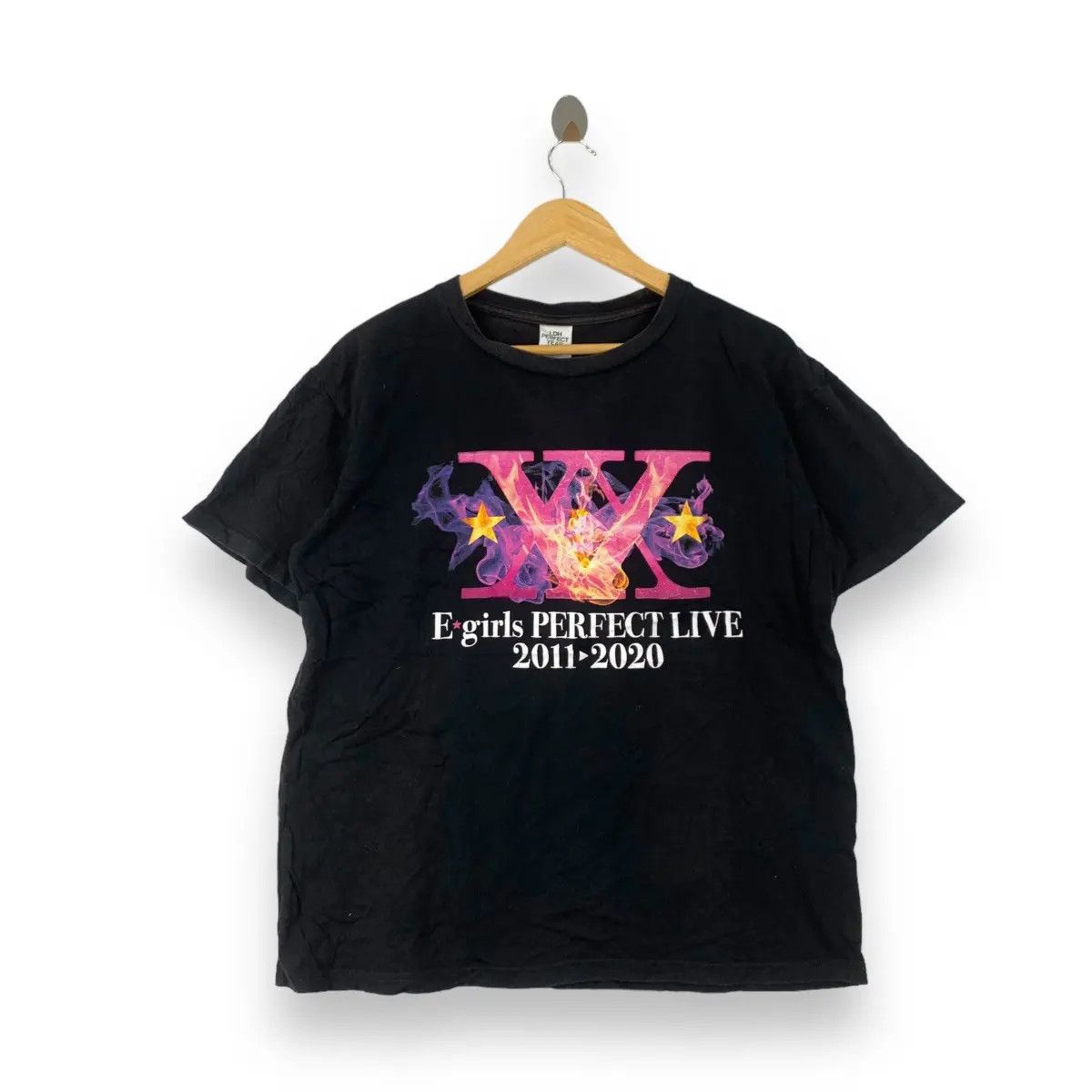 Vintage E-GIRLS EXILE GIRLS Japan Idol Dance Group Last Tour Tee Size US L / EU 52-54 / 3 - 1 Thumbnail
