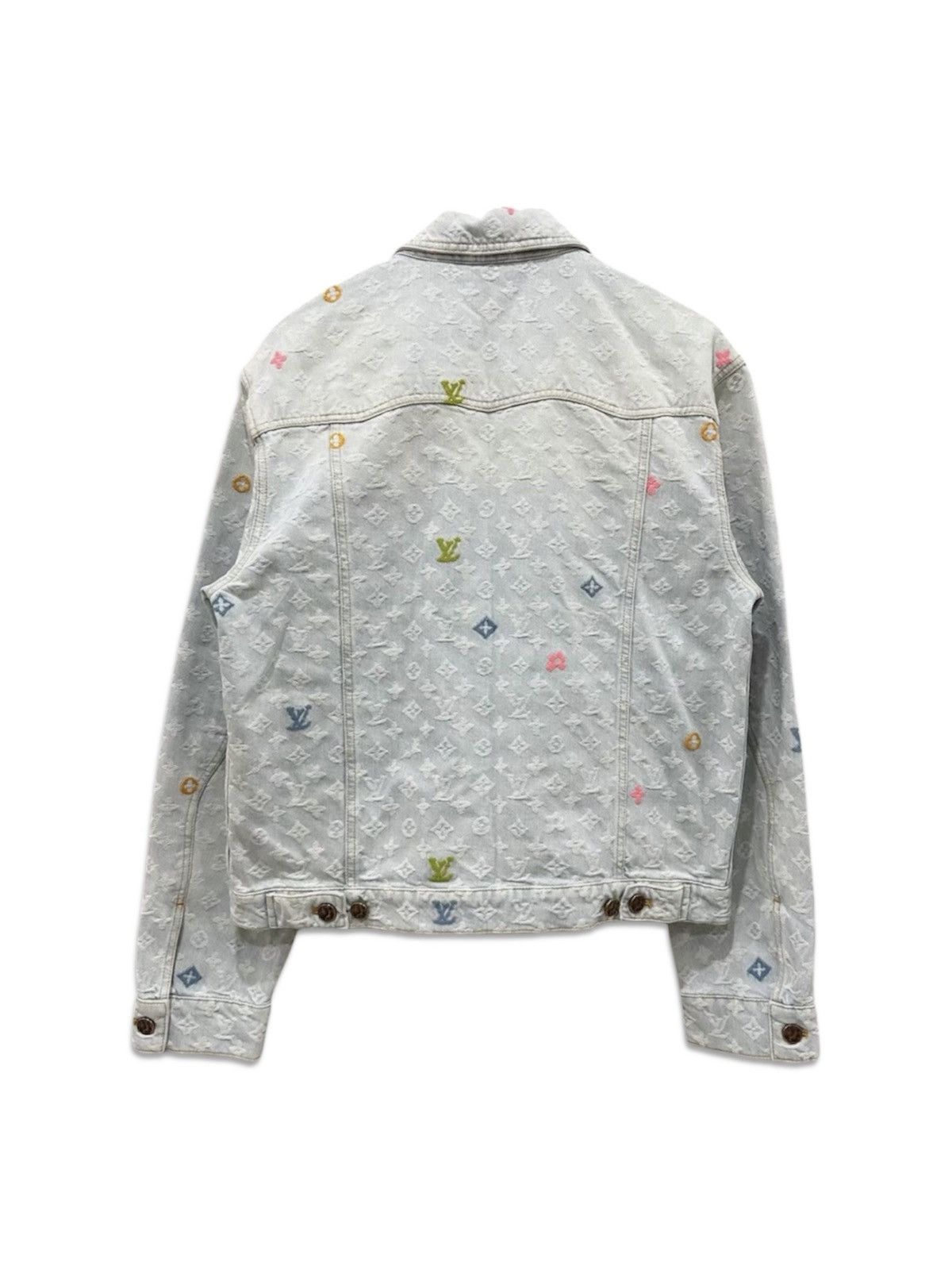 Louis Vuitton × Tyler The Creator Louis Vuitton X Tyler The Creator 52 Monogram Denim Jacket Size US L / EU 52-54 / 3 - 2 Thumbnail