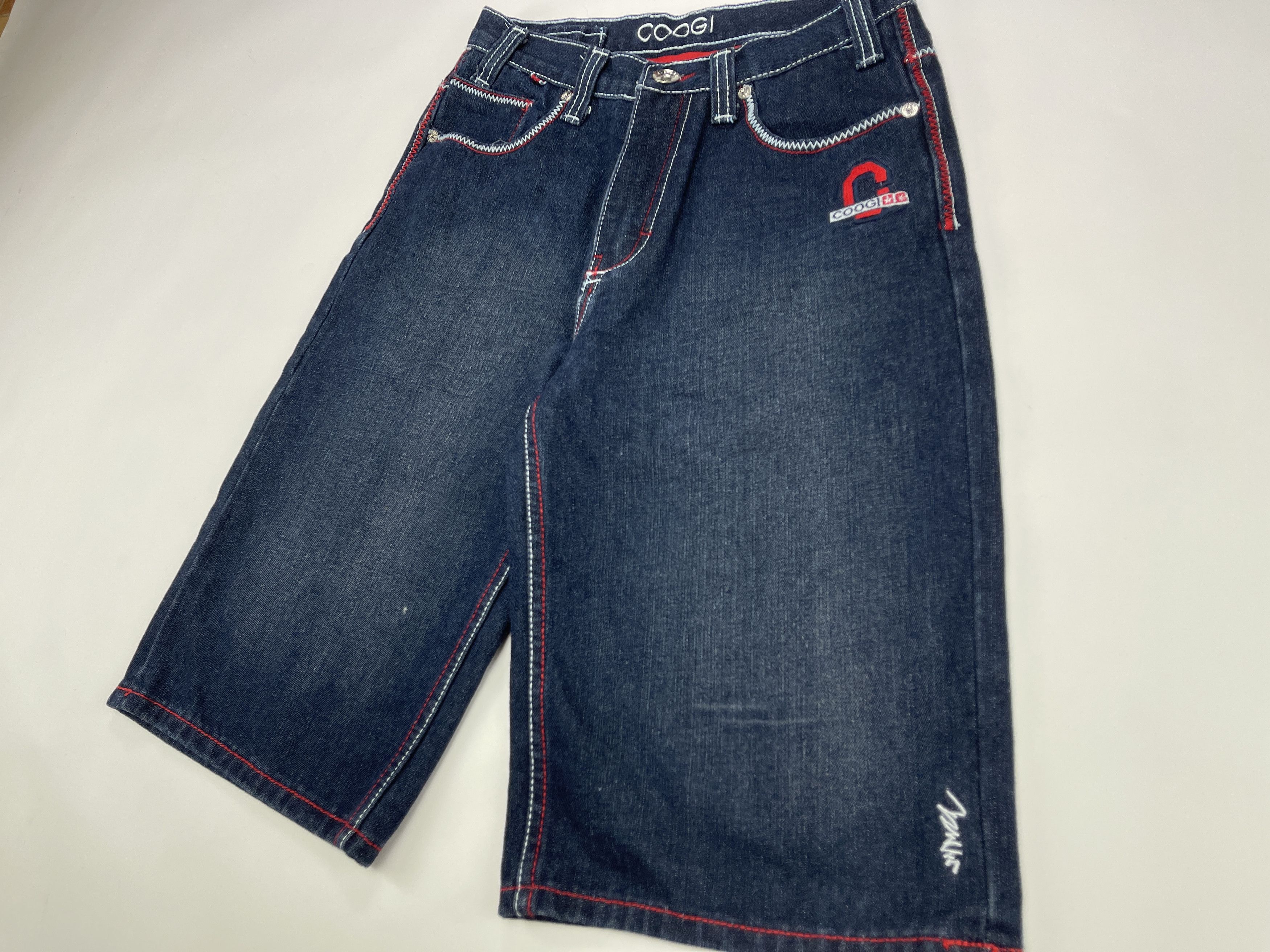 Coogi Coogi jeans shorts, vintage 90s hip hop 1990s skater Y2K 28 Size US 28 / EU 44 - 8 Thumbnail