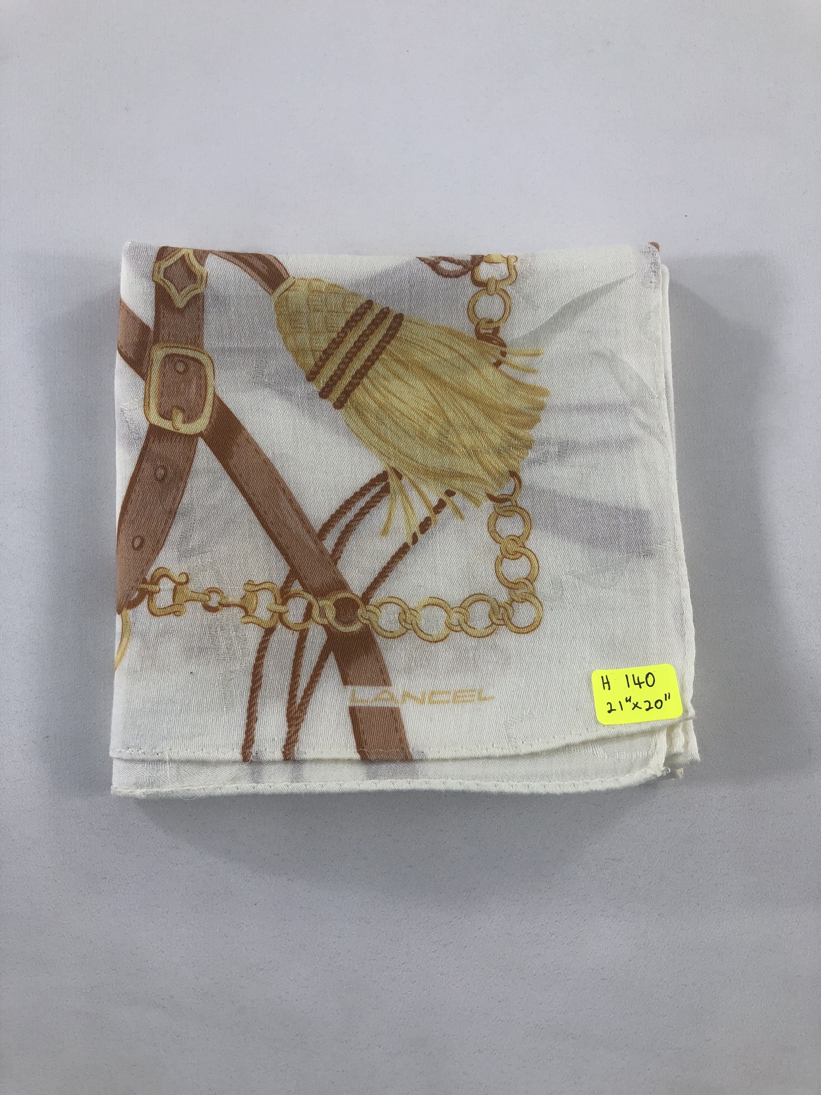 Lancel Lancel Handkerchief / Bandana / Neckerchief Size ONE SIZE - 4 Thumbnail