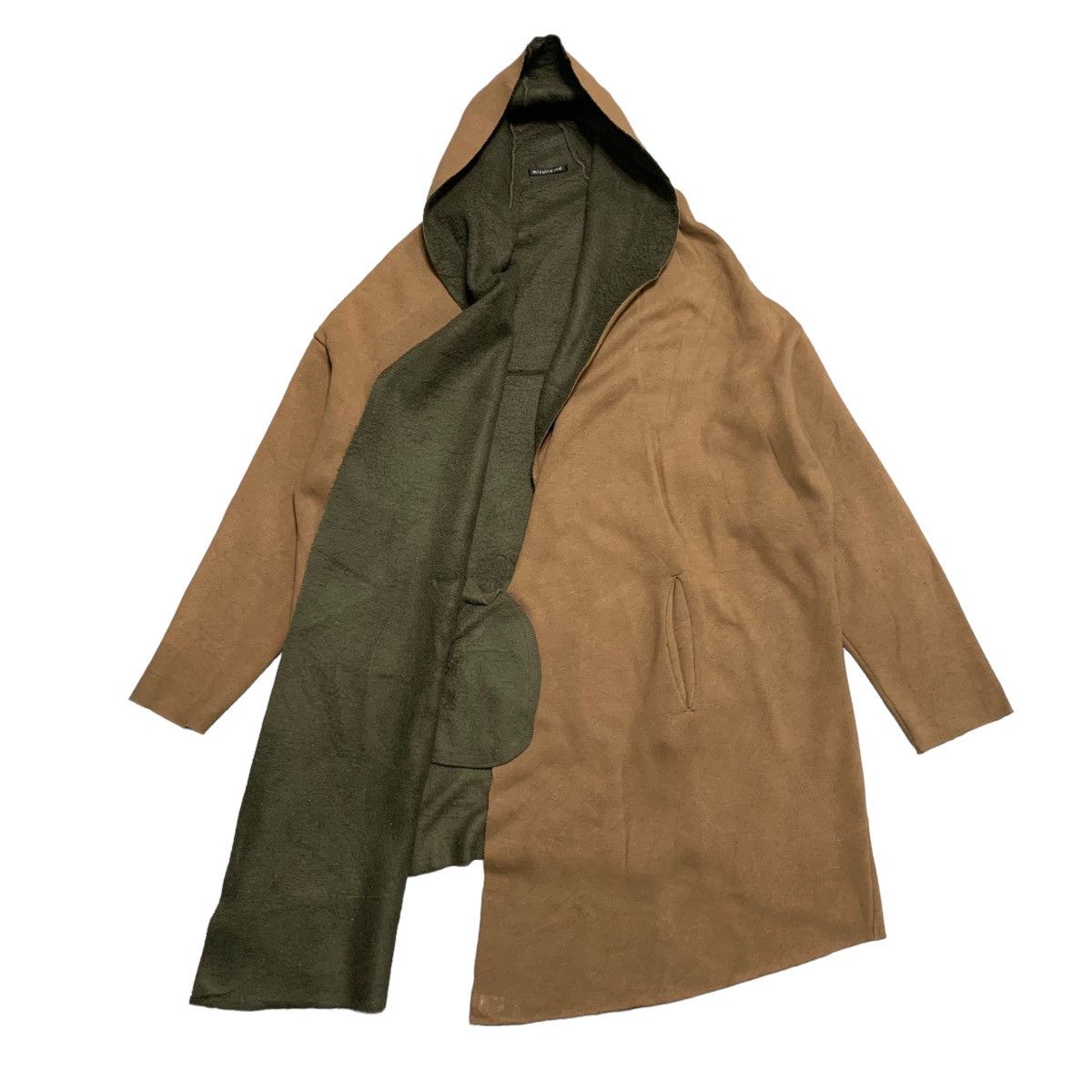 Japanese Brand Mizuiro Industries Buttonless Coat Size L / US 10 / IT 46 - 5 Thumbnail