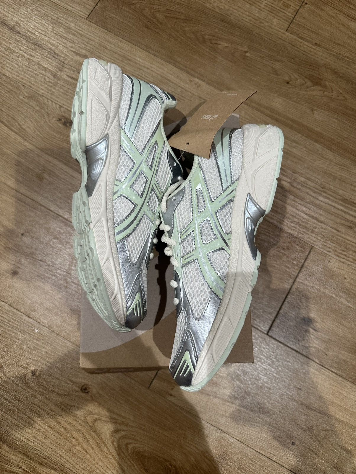 Asics ASICS Women’s Gel 1130 “Silver Pack-Green” Size US 9 / IT 39 - 3 Thumbnail