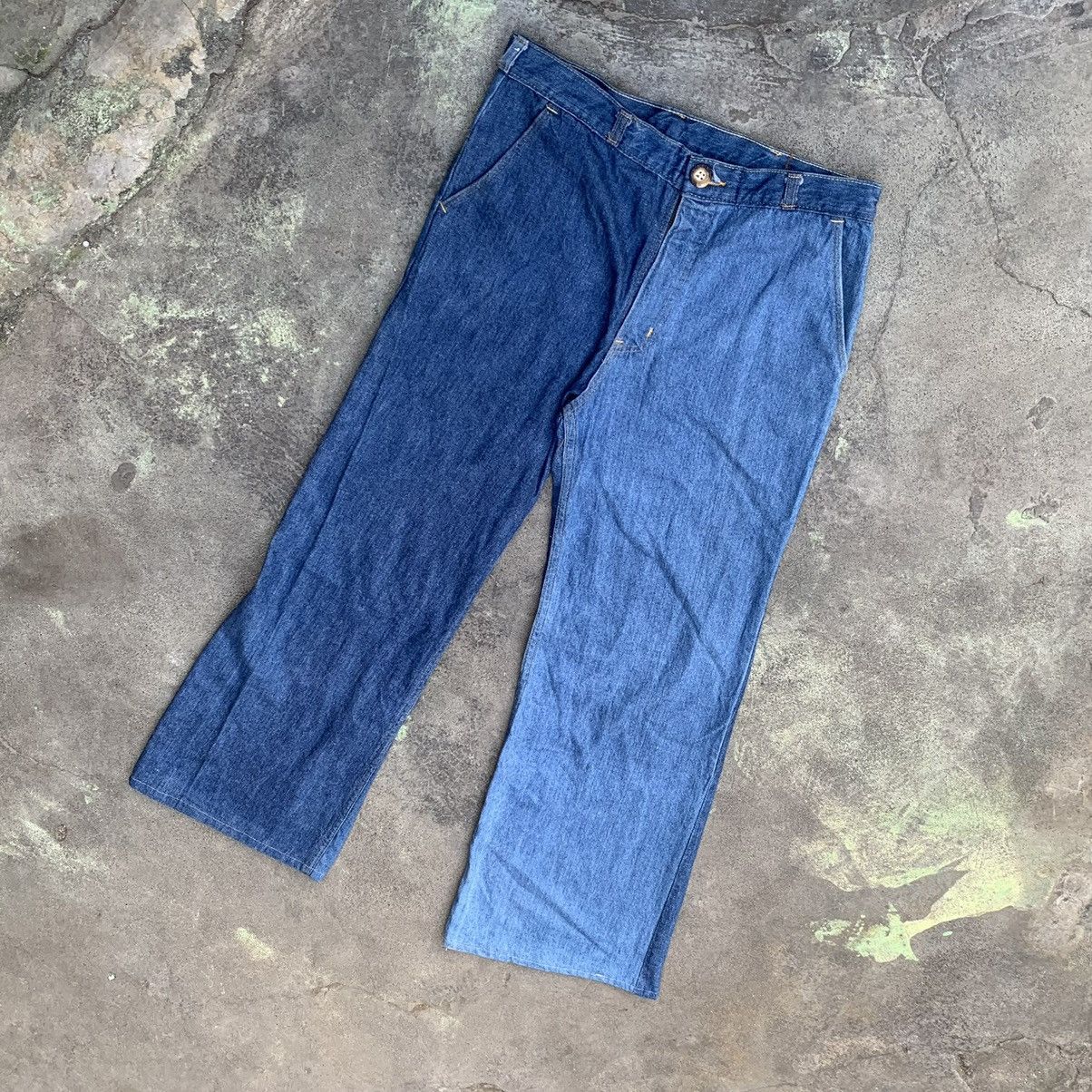 Japanese Brand UFO Flare jeans if six was nine style Size 29" - 5 Thumbnail