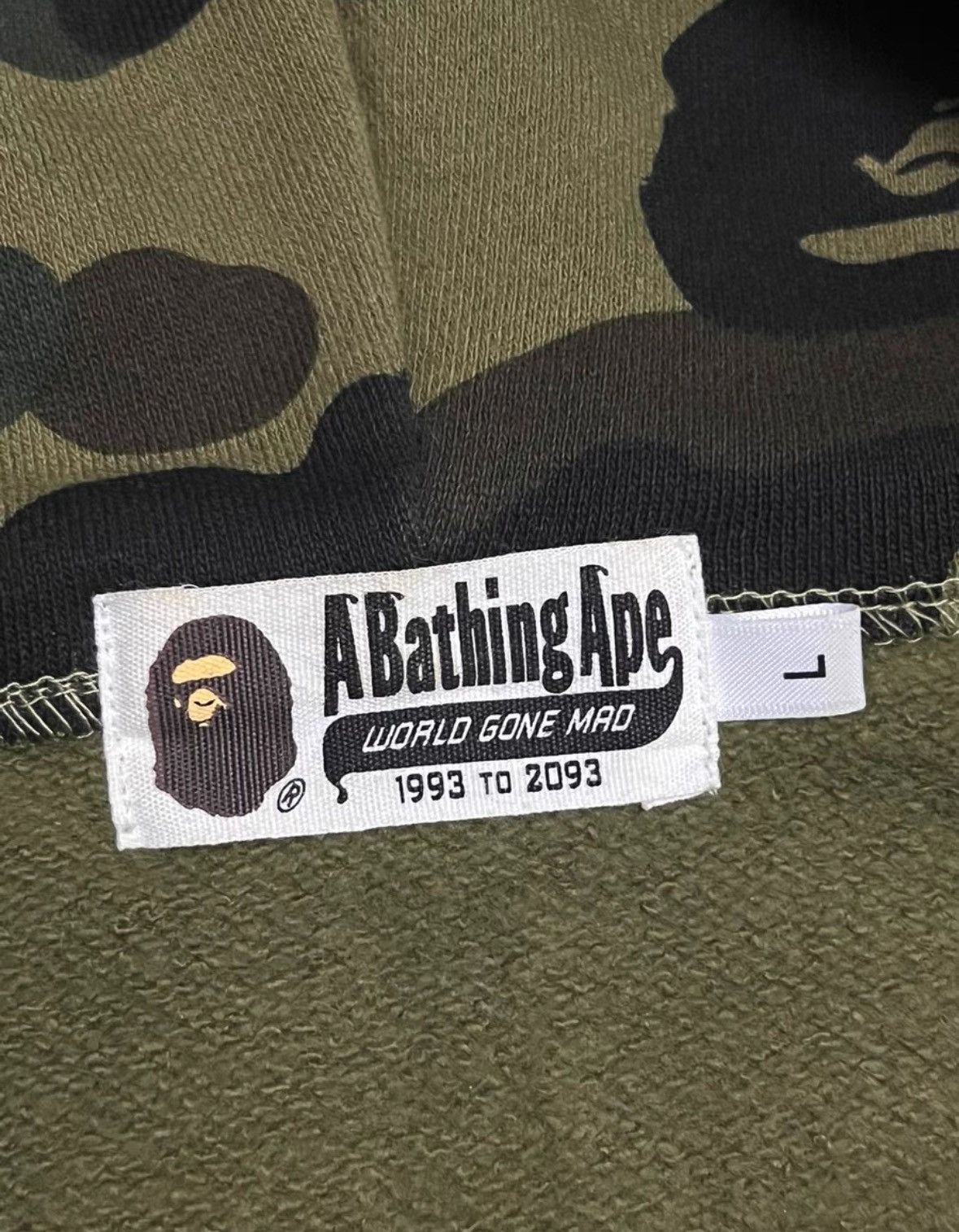 Bape BAPE CAMO FULL ZIP HOODIE Size US L / EU 52-54 / 3 - 3 Thumbnail