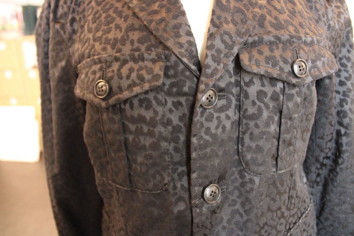 Comme des Garcons Cdg BLACK tonal leopard blazer Size US S / EU 44-46 / 1 - 6 Thumbnail