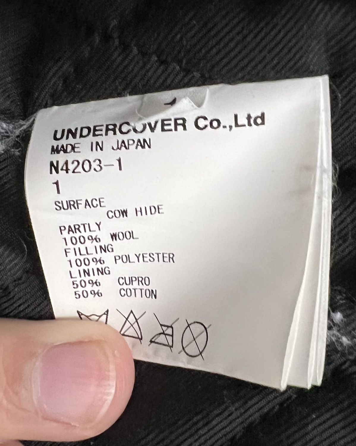 Undercover Undercoverism AW14 “Cold Blood” Leather Jacket Jun Takahashi Size US S / EU 44-46 / 1 - 8 Thumbnail