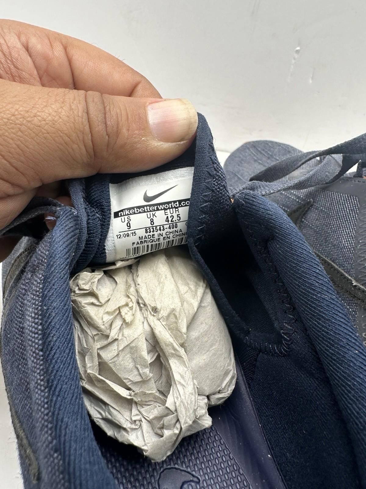 Nike Size 9- Nike Lunarestoa 2 Premium Denim 833543-400 Size US 9 / EU 42 - 6 Thumbnail