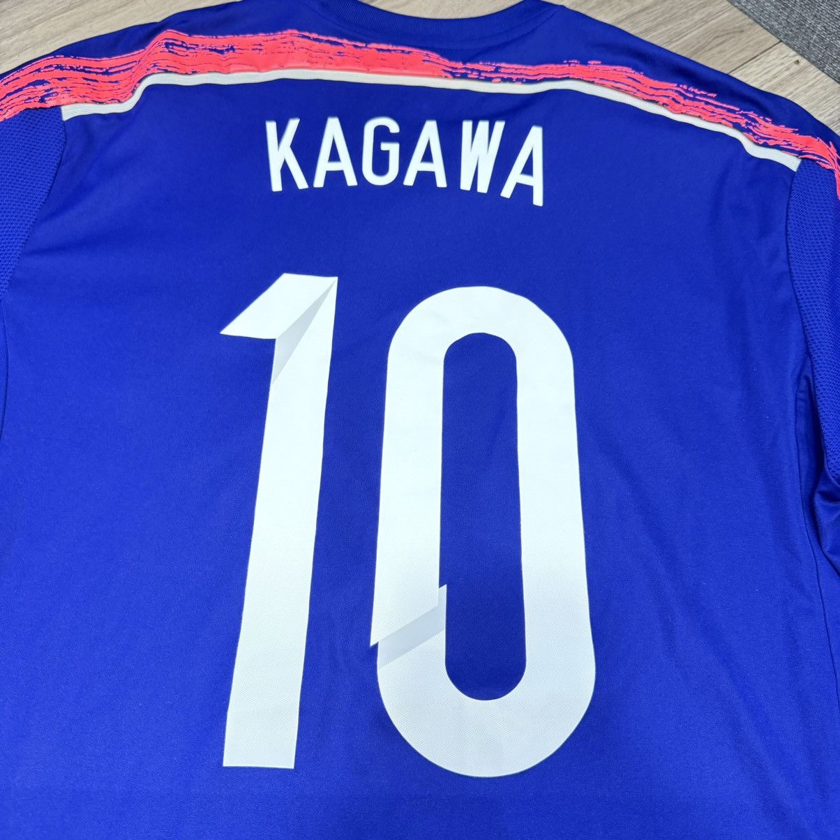 Adidas Japan 14/15 player issue home shirt #10 Kagawa Size US XL / EU 56 / 4 - 4 Thumbnail