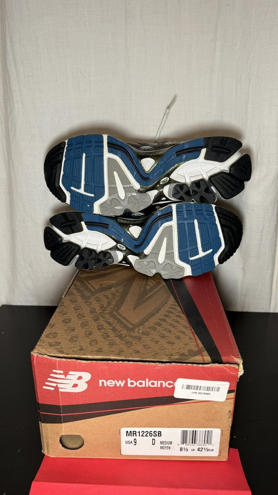 New Balance New Balance MR1226SB Sneakers – Silver/Blue (Men’s Size 9) Size US 9 / EU 42 - 7 Thumbnail