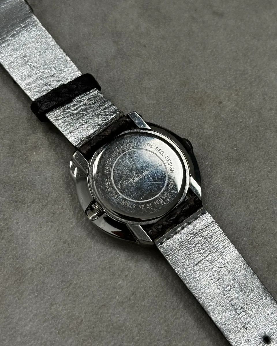 Roberto Cavalli Roberto Cavalli Brown Leather Snake Silver Watch Size ONE SIZE - 8 Thumbnail