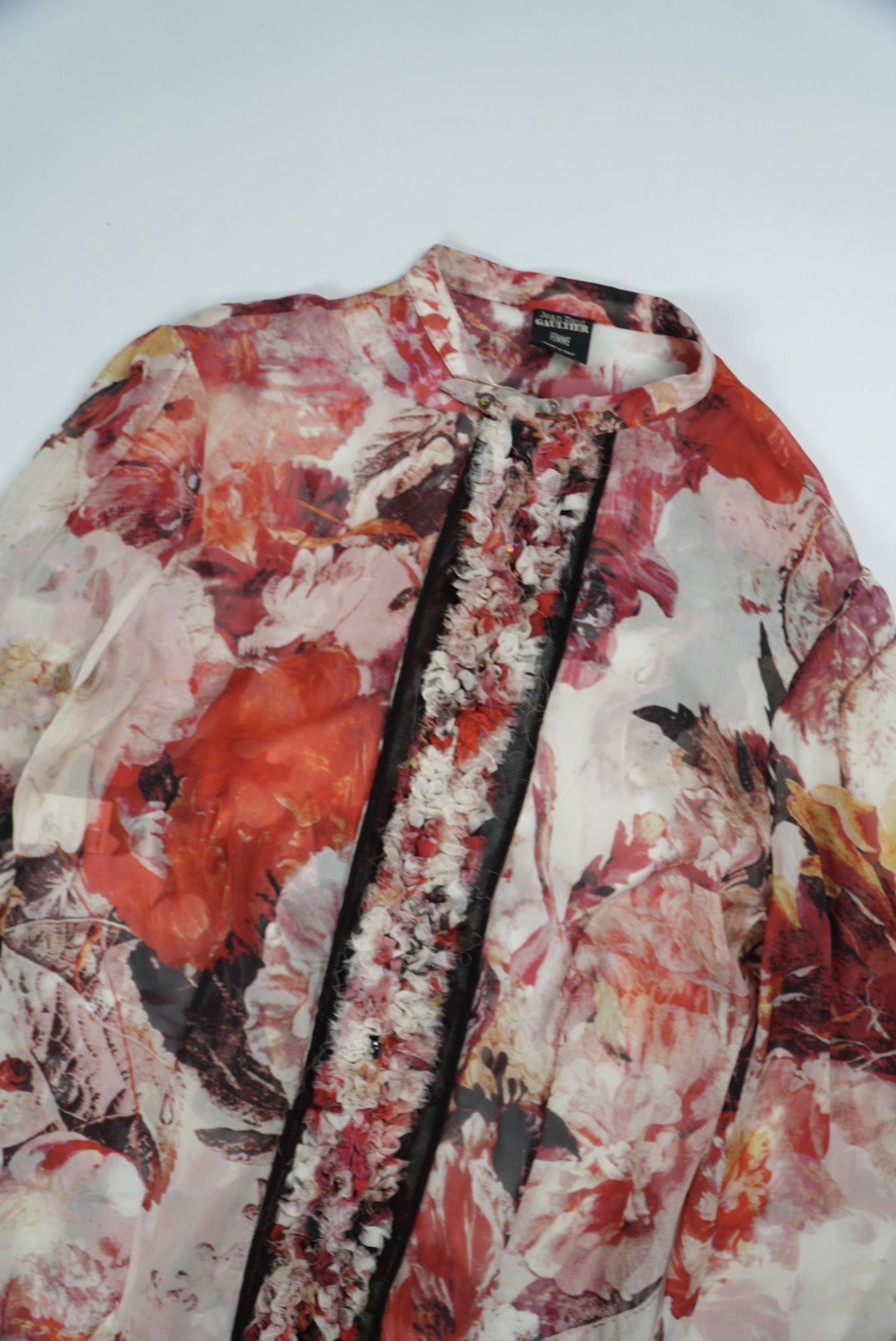 Jean Paul Gaultier Jean Paul Gaultier Gaultier Floral Print Blouse Size S / US 4 / IT 40 - 4 Thumbnail