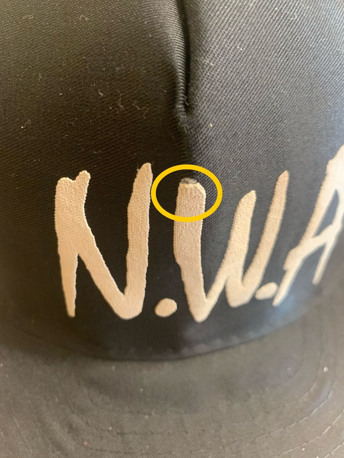 Vintage NWA Promo Snapback Hat Vintage Eazy E Dr. Dre Ice Cube Size ONE SIZE - 7 Thumbnail