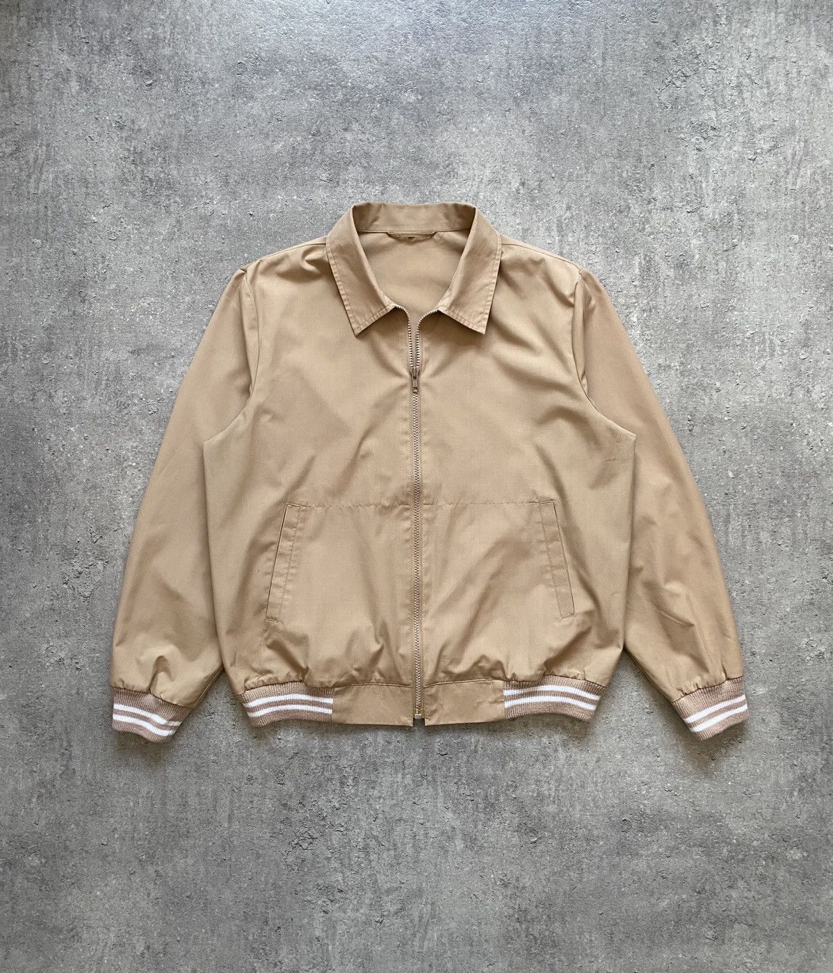 Vintage Vintage 80’s Casual Beige Basic Light Jacket Size US M / EU 48-50 / 2 - 2 Thumbnail
