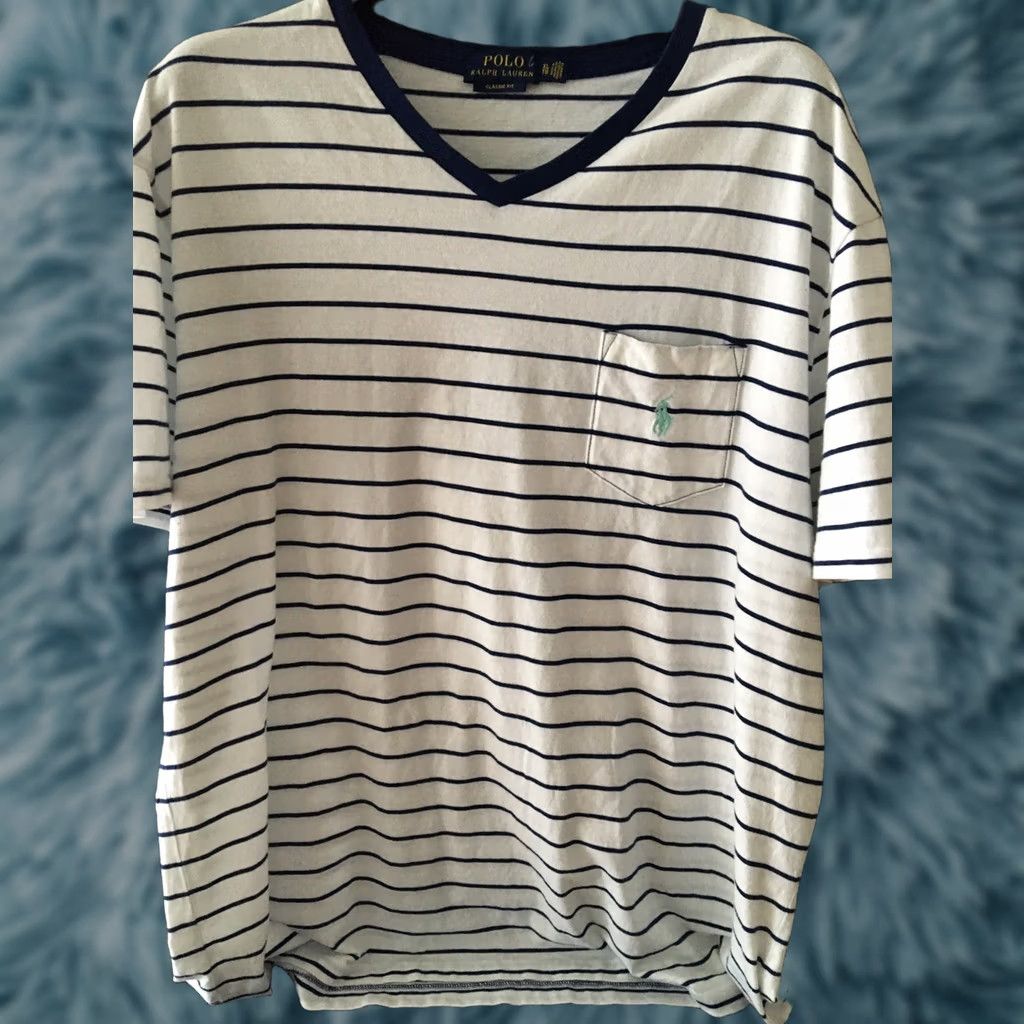 Polo Ralph Lauren VINTAGE Polo Ralph Lauren Shirt Size XL Striped Men Size US XL / EU 56 / 4 - 1 Thumbnail
