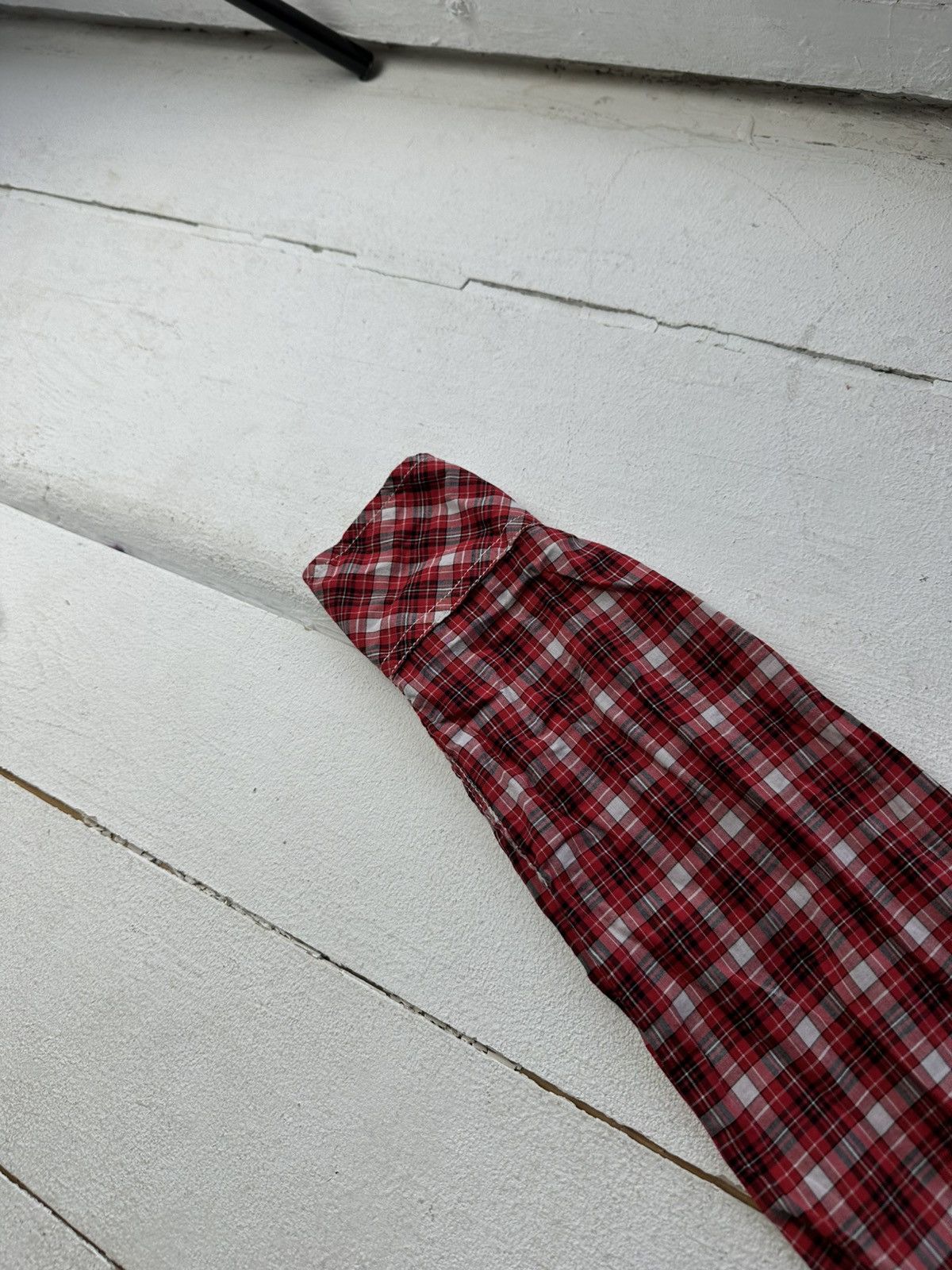 Diesel 🚨VNTG Diesel Avant-garde Shirt very rare RED CHECK BLACK Size US M / EU 48-50 / 2 - 10 Thumbnail
