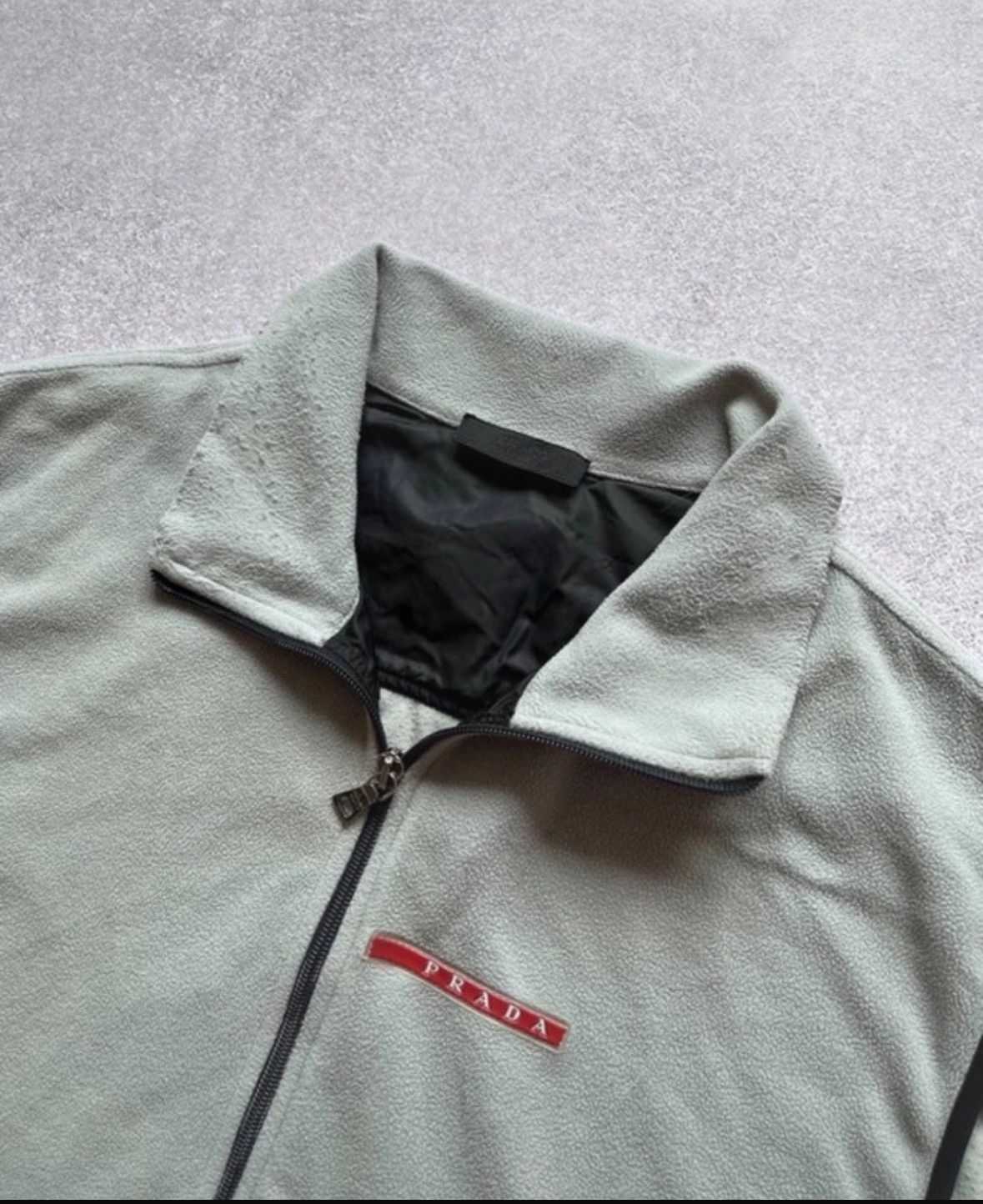 Prada × Vintage VINTAGE 00’s PRADA SPORT RED TAB FLEECE VEST Y2K L Size US L / EU 52-54 / 3 - 3 Thumbnail