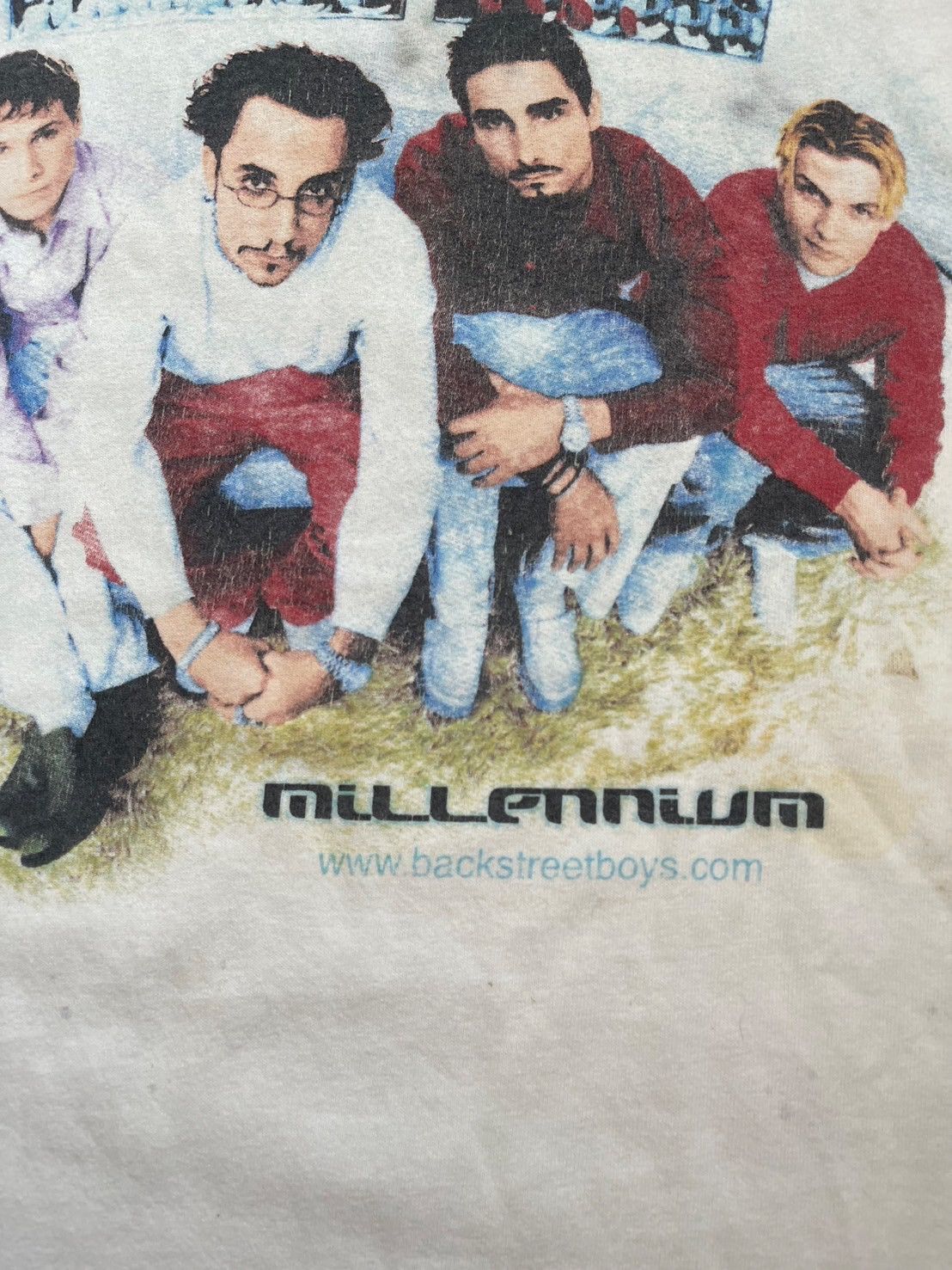 Vintage Backstreet Boys Vintage T Shirt 90’ Size US XL / EU 56 / 4 - 4 Thumbnail
