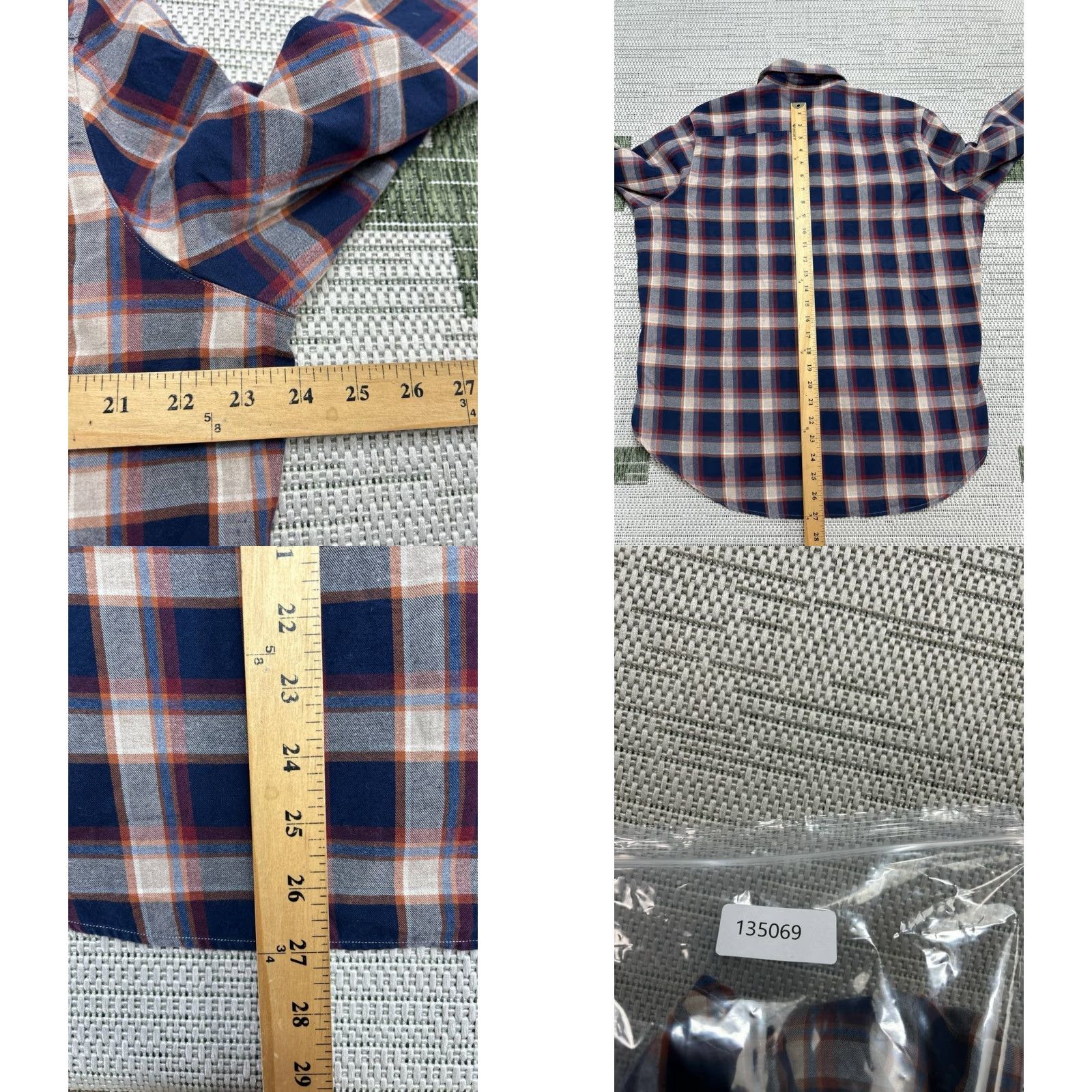 Frank & Eileen Frank & Eileen Shirt Womens Medium Multicolor Cotton Knit Blouse Blouse Long Sleeve Button Collared Casual Spring Summer Fall Mens Womens Girls Boys Size M / US 6-8 / IT 42-44 - 8 Thumbnail