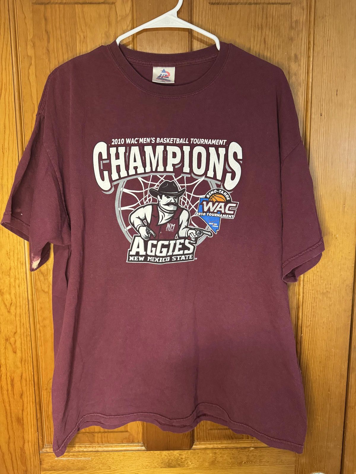 Jerzees 2010 WAC Men's Basketball Tournament Champions New Mexico St Size ONE SIZE - 1 Thumbnail